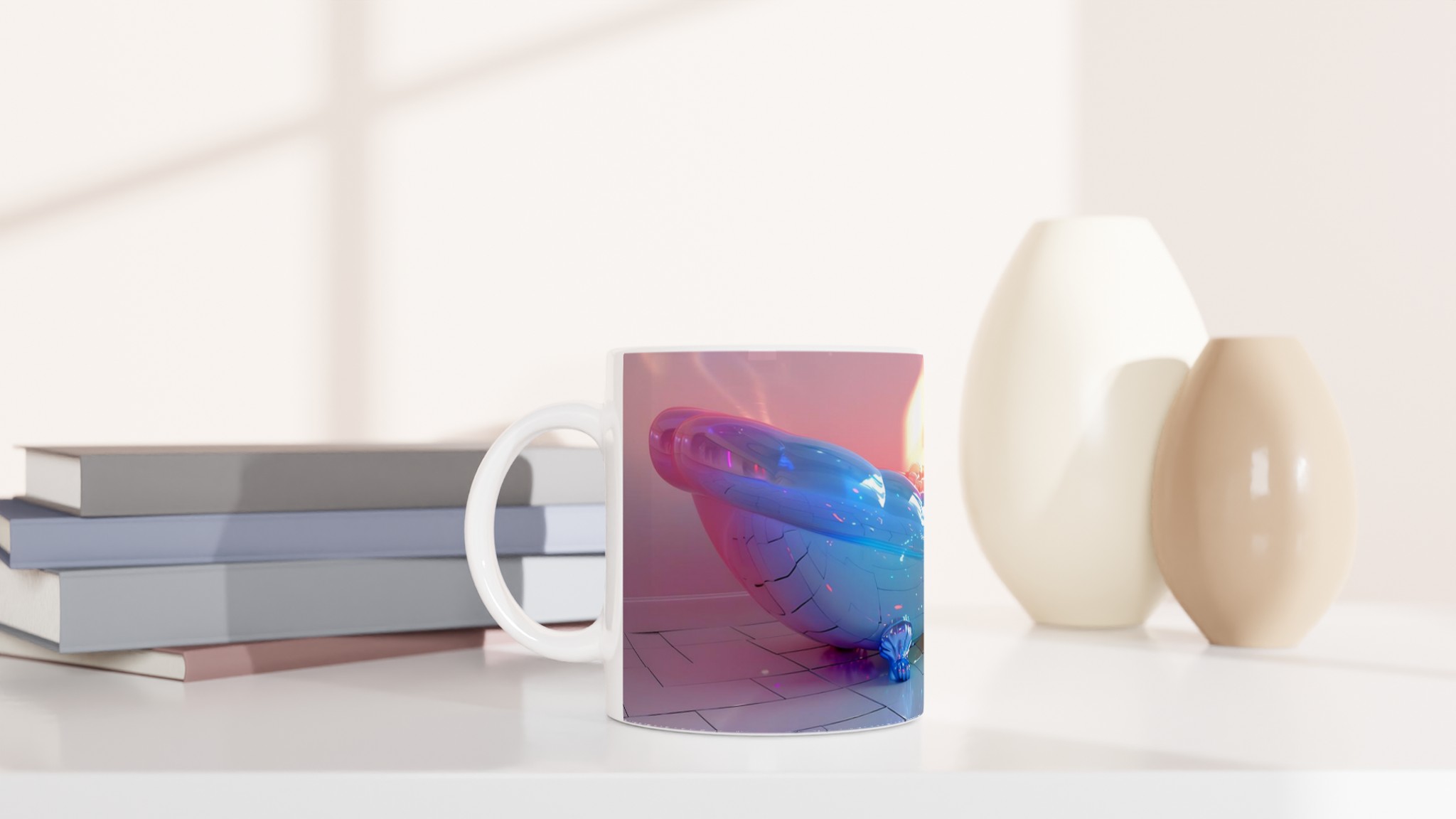 PrismaGlans 11oz Keramisk Mugg – Drömsk Aura med Pastellnyanser och Skimrande Bubblor 10 03b5e821-fae1-4ba9-8241-69edf90aec49