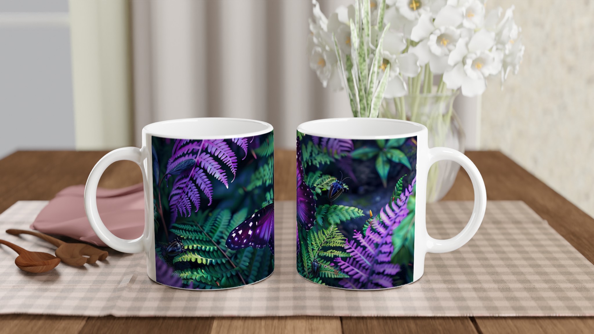 Magisk Purpurfjäril 11oz Keramikmugg – Din Kaffestund, Ditt Konstverk i Valfri Färg! 9 05df9258-183f-4f59-8262-468426bcefc6