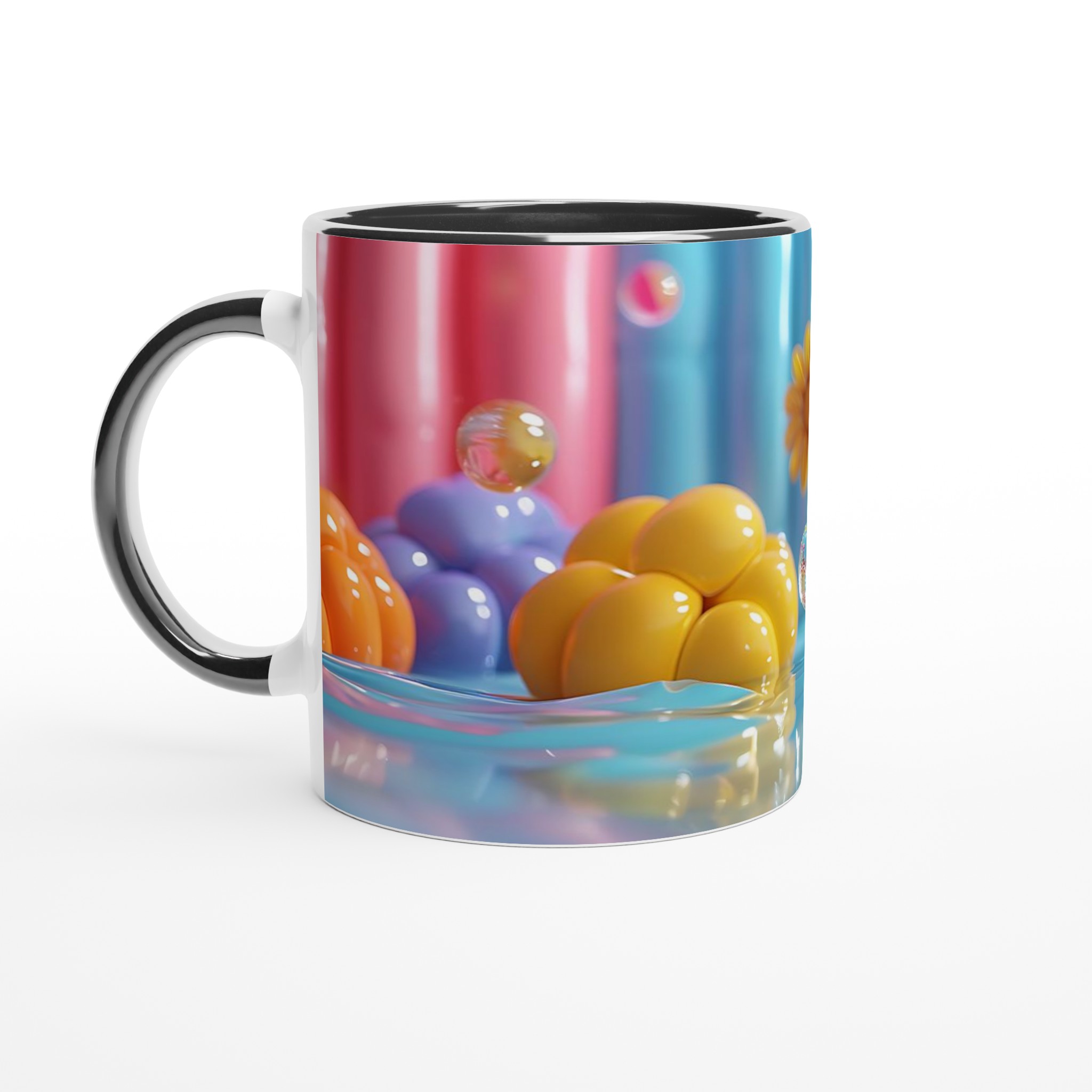 Pastel Bubble Joy Mugg – 11oz Keramisk Kaffekopp i Lekfulla Färger för Varje Glad Stund 7 05ebec9b-f0e4-4950-8e82-94e67e4538f2