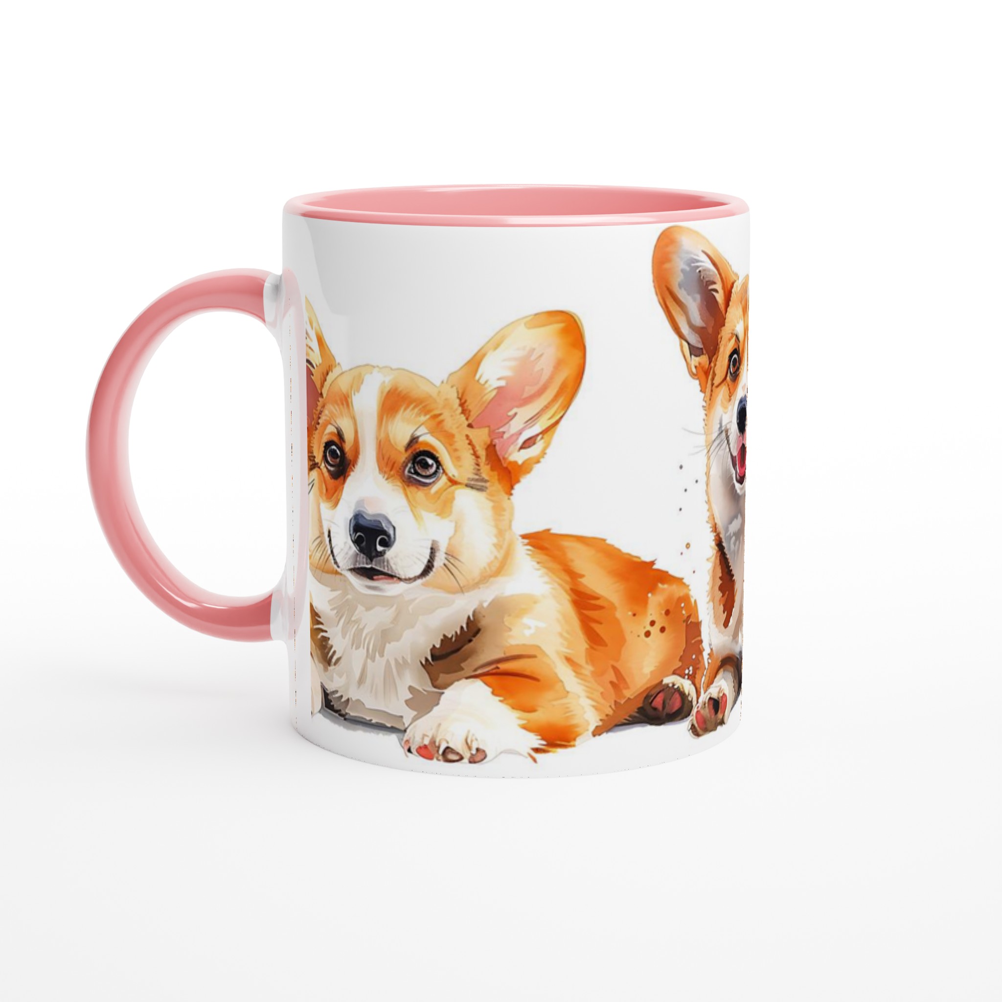 Charmiga Corgi Akvarellmugg – 11 oz Keramikmugg i ditt favoritfärgval 4 07a92ab1-75ca-4438-8716-4baa3e593407