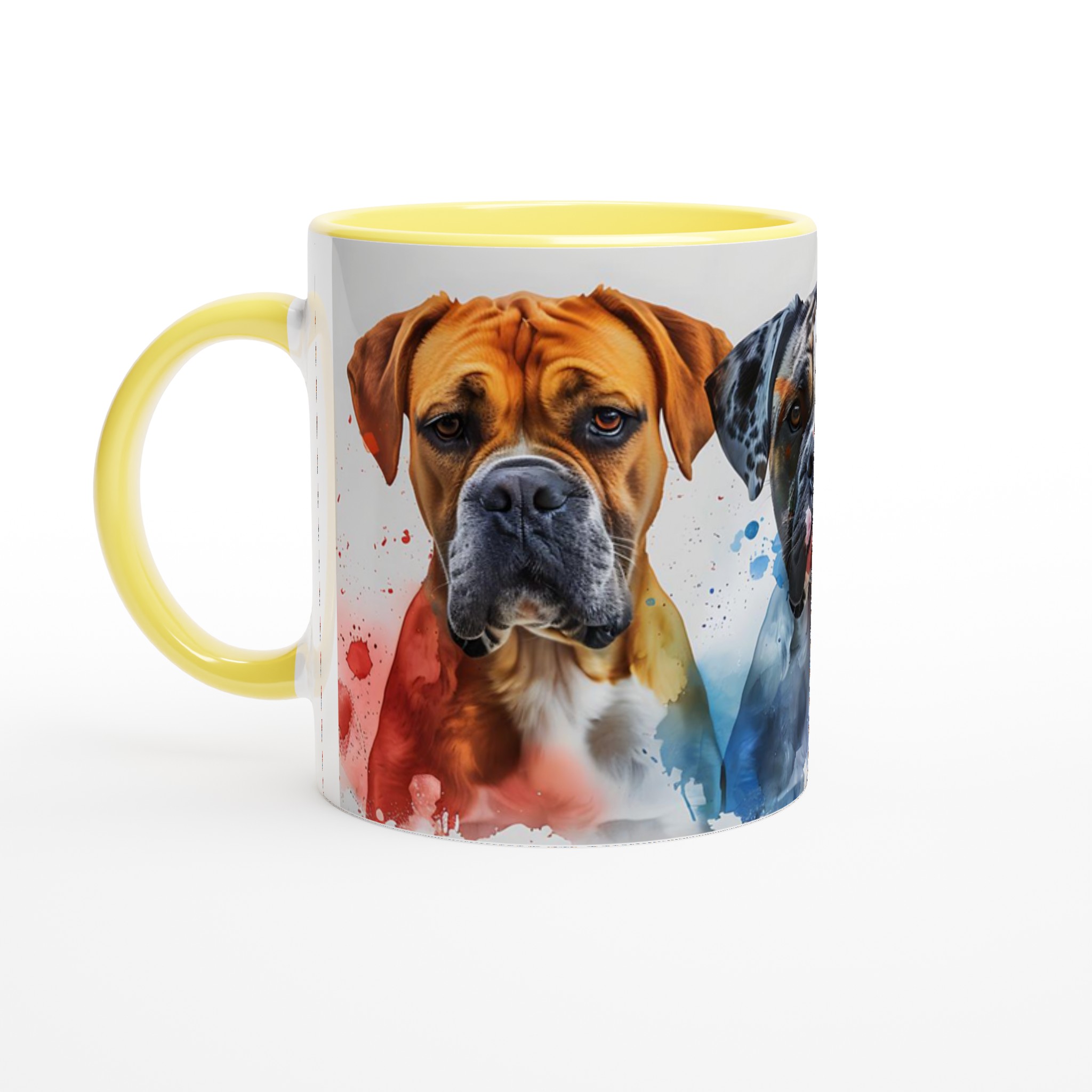 Boxerhund Konstmugg – Färgglad Akvarell & Personlig Stil, 11oz Keramik 3 08b7afb4-e7d9-4541-b55b-f2f0edf1975f