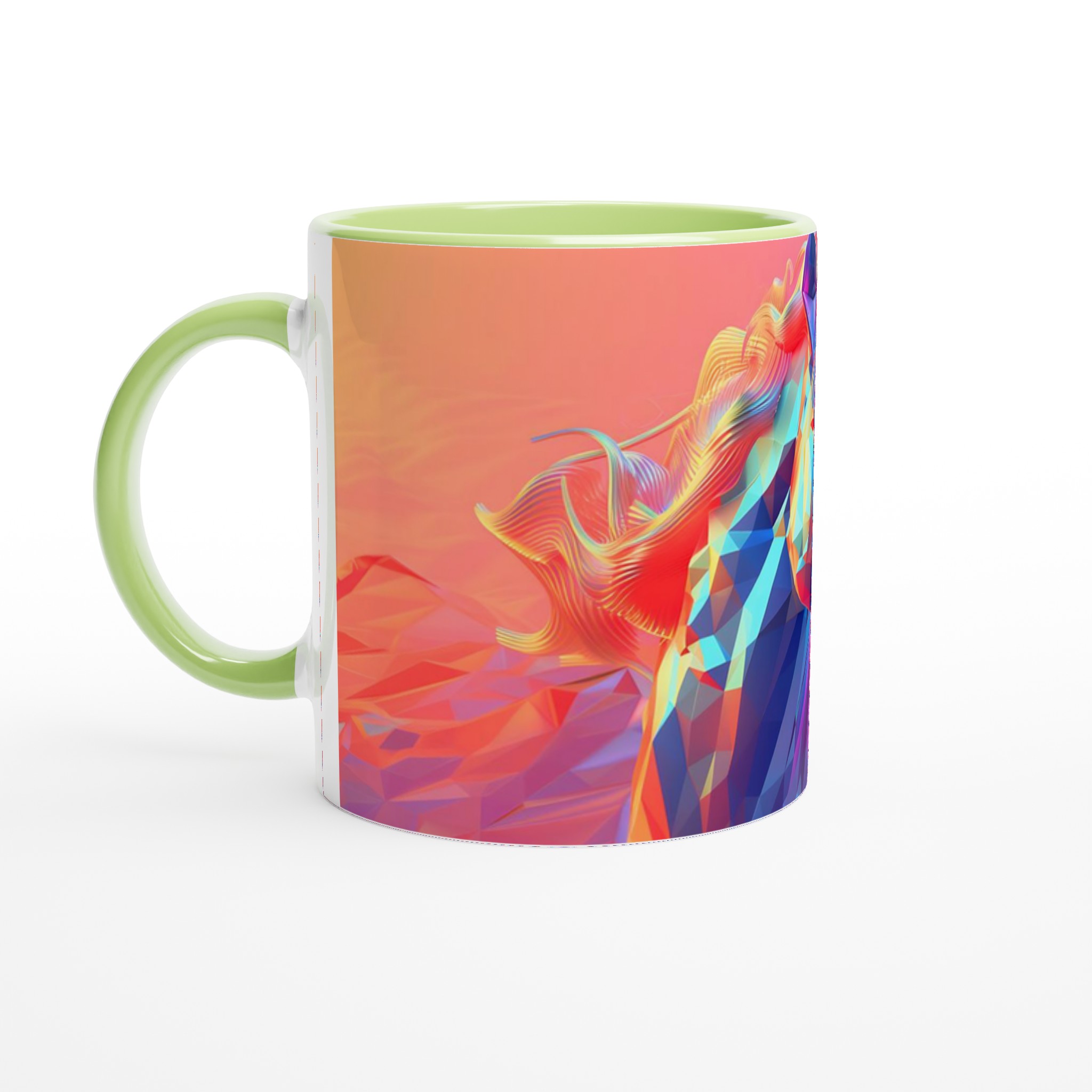 Vit 11oz keramisk mugg med magisk unicorn-design – välj bland sju färgstarka keramiska nyanser 4 09339c42-ed53-4ec2-a0b6-9f8a24d8c65d