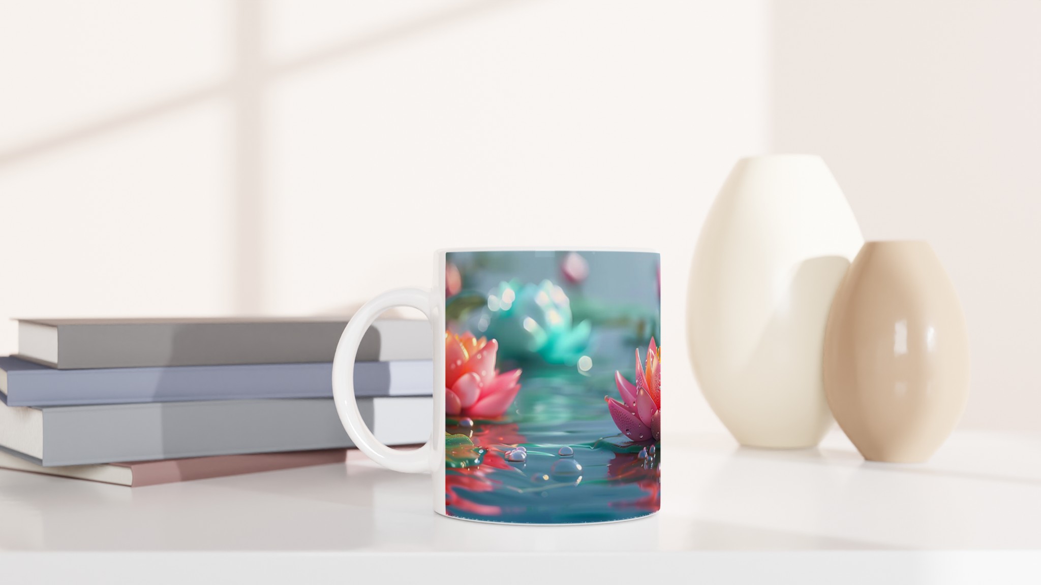 Zen Lotus Blossom 11oz Keramisk Mugg – I Hela Sju Lugnande Färger 10 0b49083f-5403-4184-8eb2-67a07ee5e08f