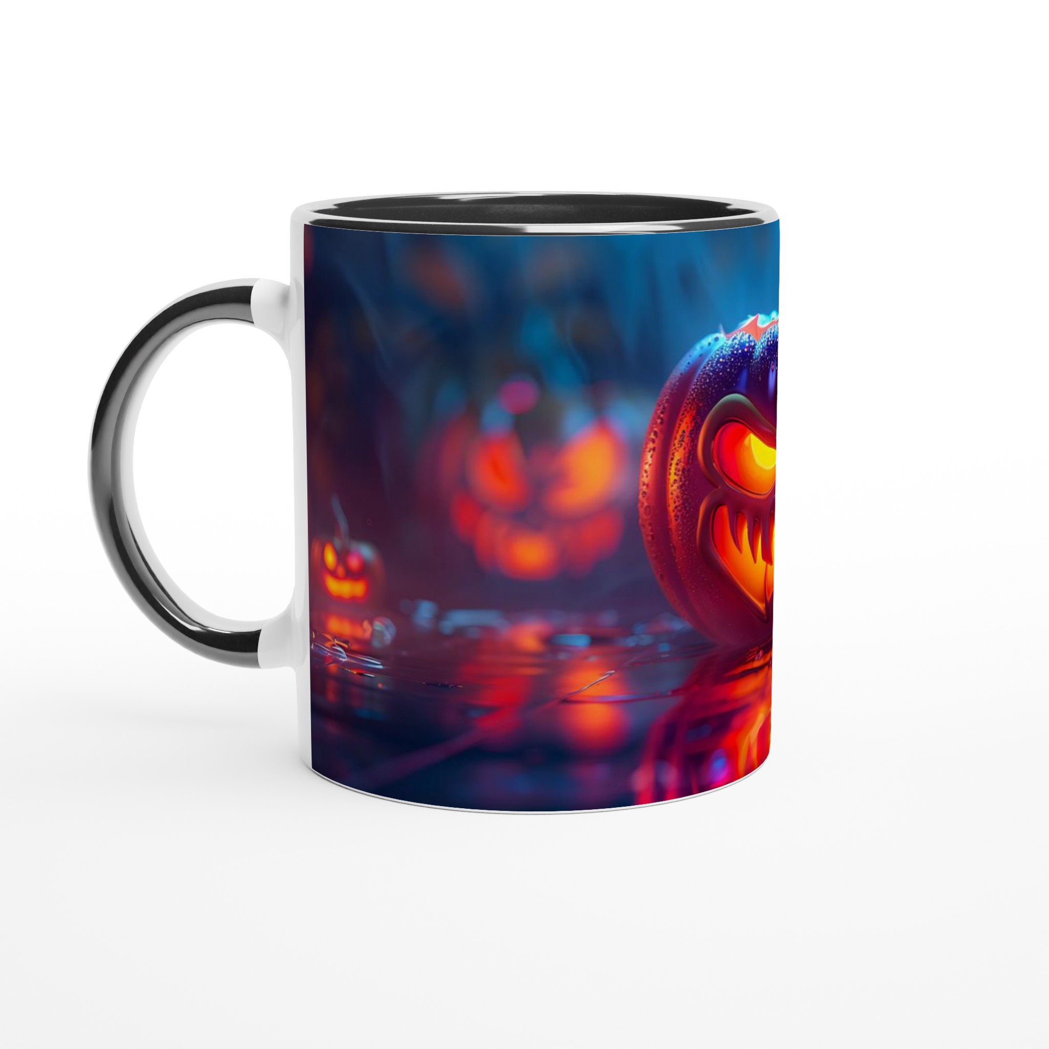 Neon Halloween Pumpa Mugg – Skräckinjagande Design i 7 Färgstarka Nyanser – 11oz Keramikmugg 7 0bb92718-d8b5-4104-9d22-442bfab8c003
