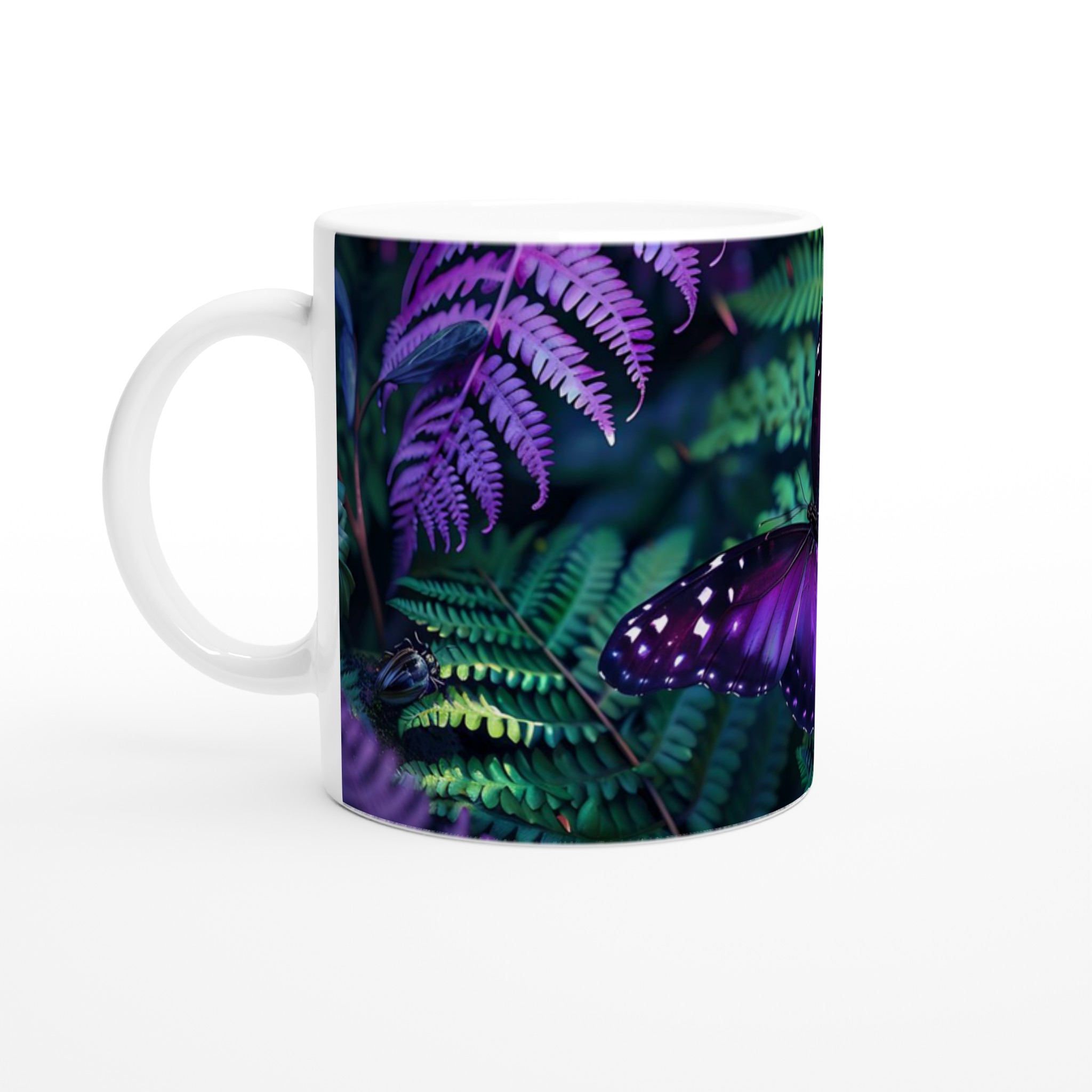 Magisk Purpurfjäril 11oz Keramikmugg – Din Kaffestund, Ditt Konstverk i Valfri Färg! 1 0cddf2d0-319b-4a9b-8532-e4bdd6f4ad52