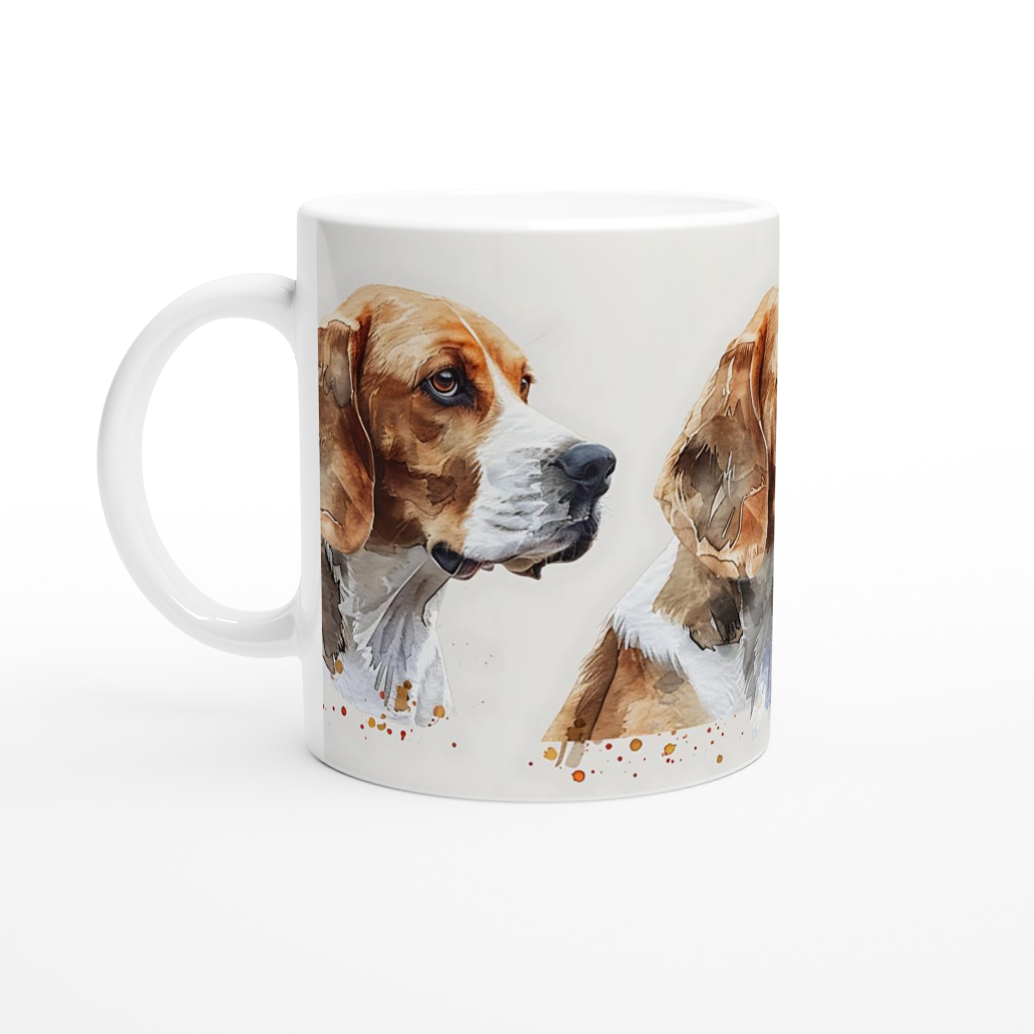 Beagle Vattenfärgsmugg – Unik 11oz Keramikmugg för Hundälskare, Välj din färg! 1 113addbd-8ec9-4f11-9e69-db98ac5f5ff7