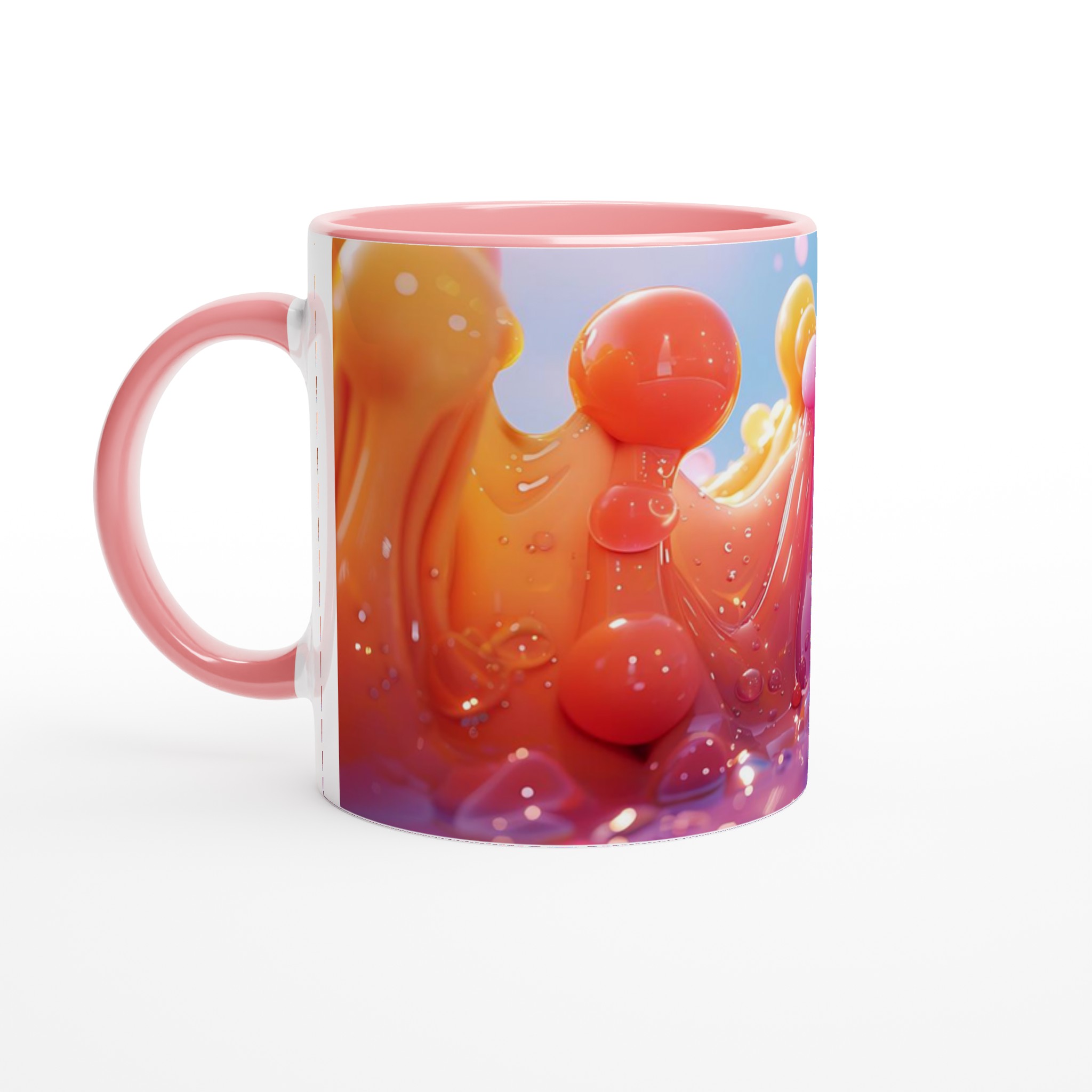 Färgsprakande 11oz Keramikmugg – Glänsande Design för Kaffe & Te i Sju Levande Nyanser 2 148cbff7-5c4b-4208-8bbd-e4959ee5aedb