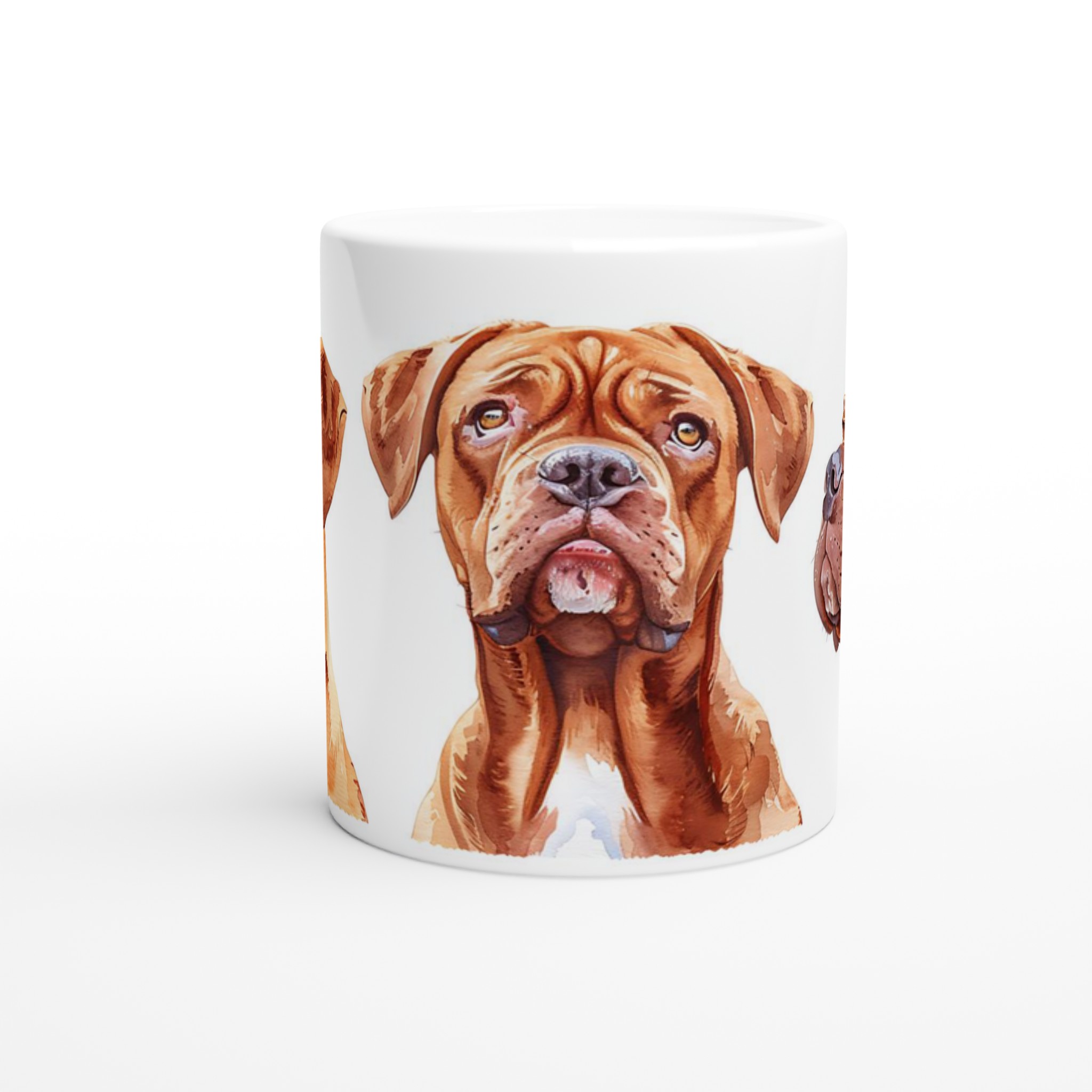 Mopsig Dogue de Bordeaux Keramikmugg – Din Favoritvalp i Akvarell, Välj Din Färg! 9 156840fc-8961-4444-b2fc-2750bfa10380