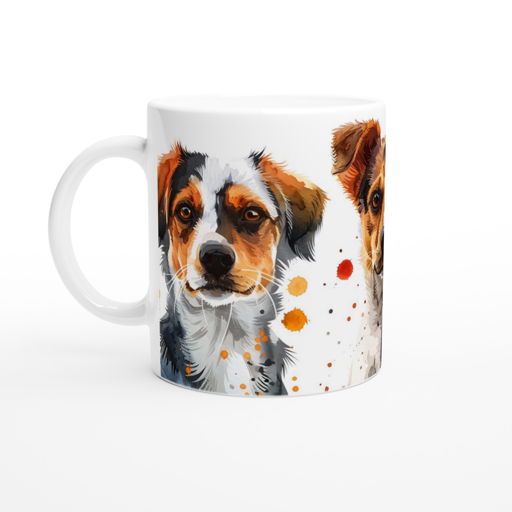 Charmiga Akvarellvalpar – 11oz Keramisk Mugg för Hundälskare, Välj Din Färg! 1 1a88087c-6712-4938-96ba-ce146abf2ac7