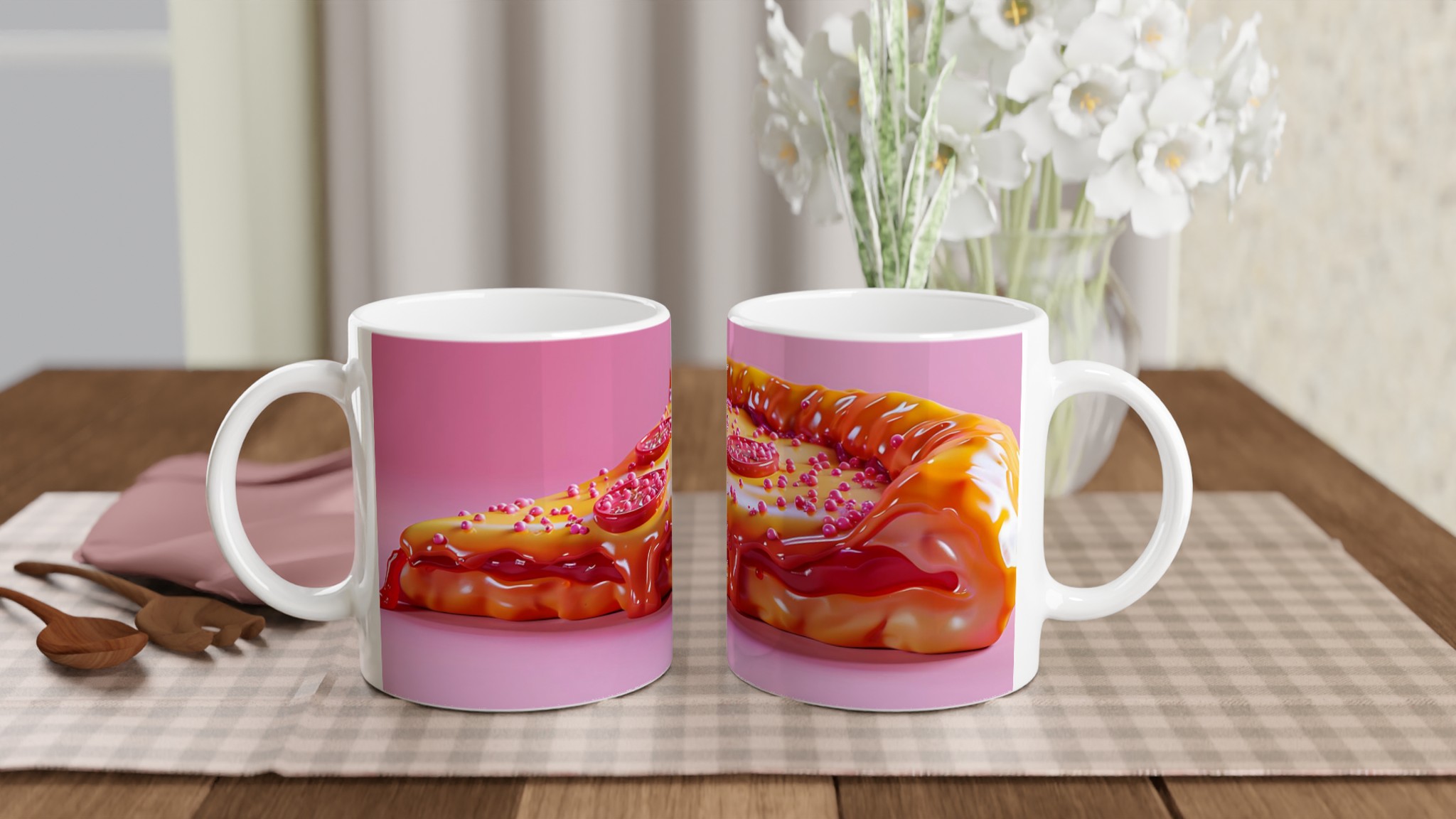 Sötaste Pizza Bit Keramisk Mugg – Lekfull Design i Livliga Färger för Din Favoritdryck 9 1cf91101-611f-410d-9867-0a1e54b62983