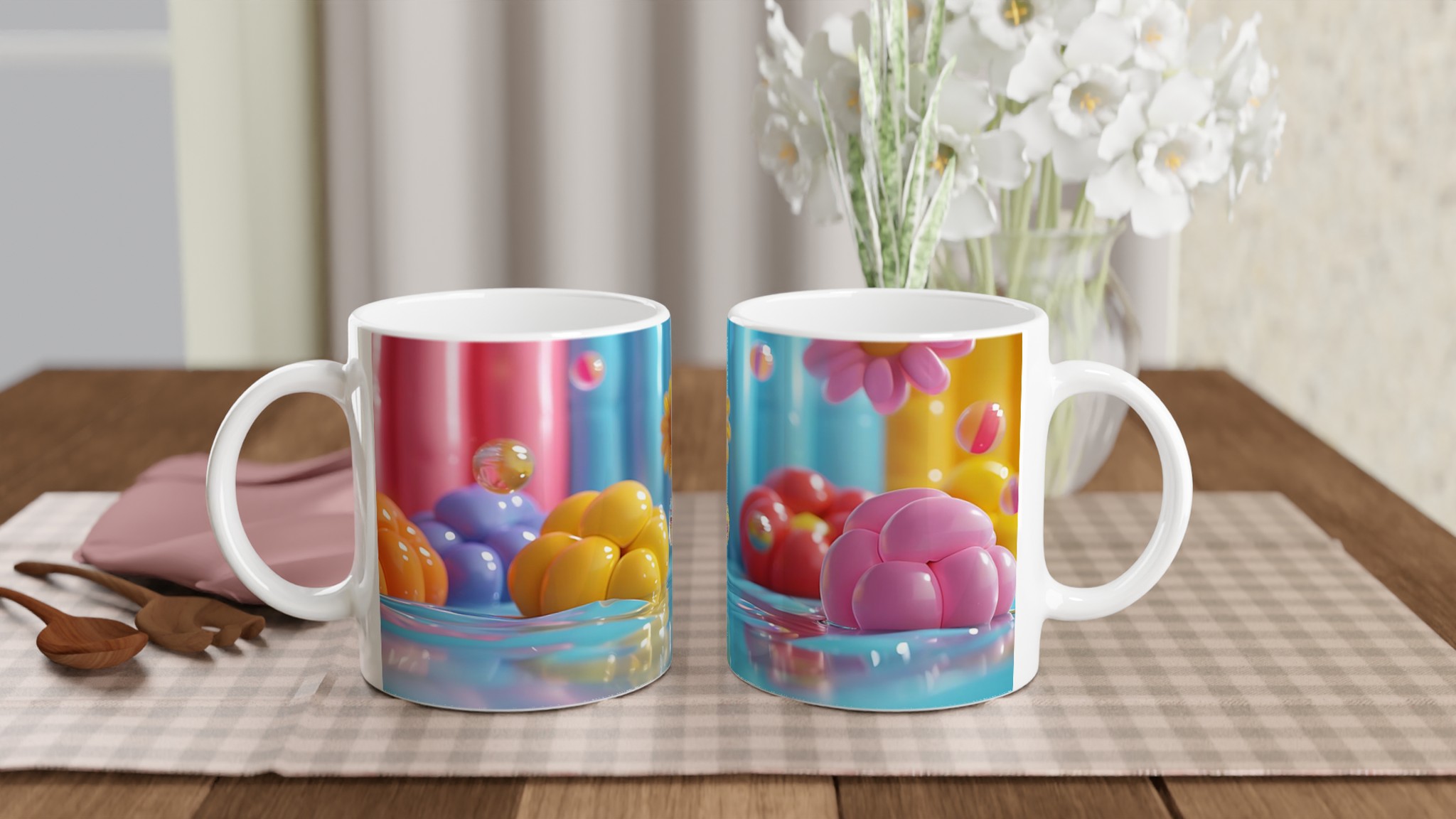 Pastel Bubble Joy Mugg – 11oz Keramisk Kaffekopp i Lekfulla Färger för Varje Glad Stund 9 1def0afd-a838-4e65-be7a-aff1201ded8f