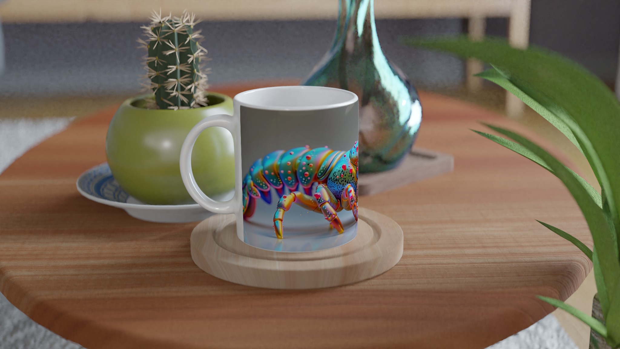 Neon Lobster Art Mugg – 11oz Keramikmugg med Vibrerande & Unik Design 8 1f1aa1fe-ed8b-4a3e-97e5-eb810e5e4d07