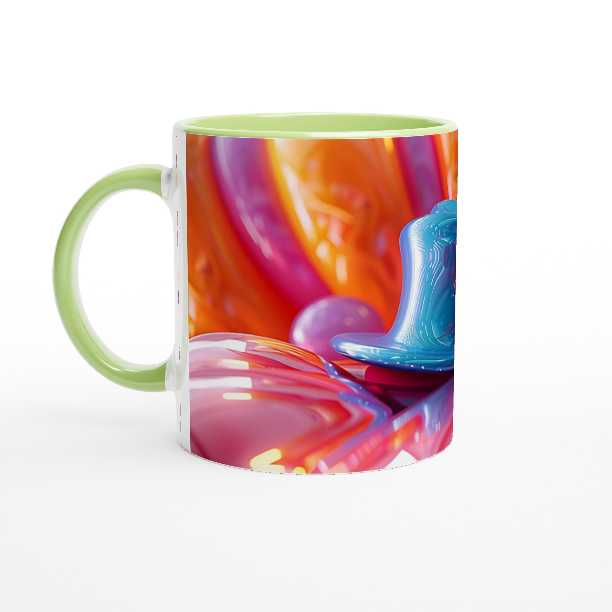 Abstrakt Målarstänk Keramikmugg – 11oz Konstfull Kaffemugg i Ditt Val av Livfulla Färger 4 23fa4c9c-40d5-4ac1-9147-3e64c2875540