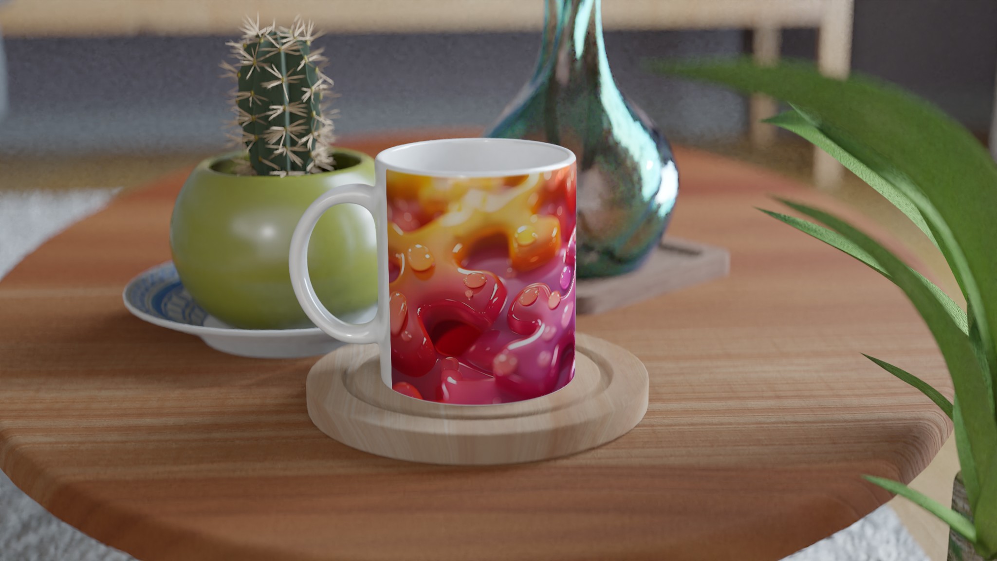 Färgsprakande 11oz Keramikmugg - Skapa din egen regnbåge med 7 livfulla färger! 8 26a87bc9-b4f1-4770-aaff-bd8c8b5ebcb0