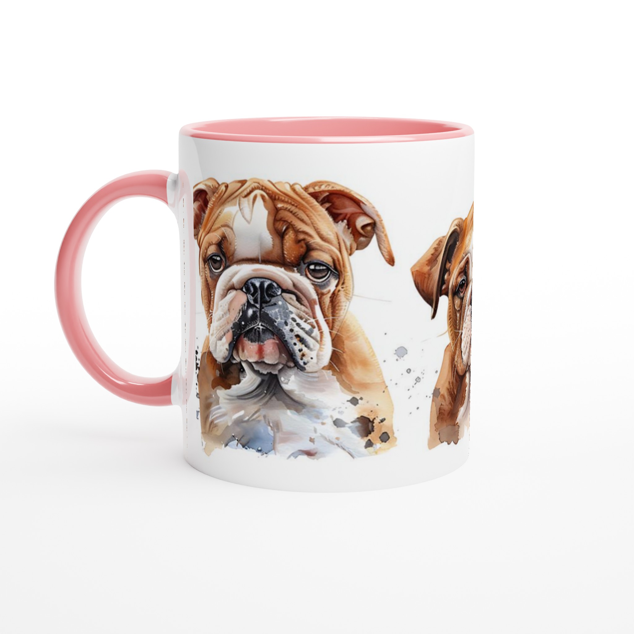 Charmig Bulldog Akvarell Mugg - Personlig Keramikmugg i Flera Färger 4 28965472-c9c7-4240-8a04-b610a95ff3a8