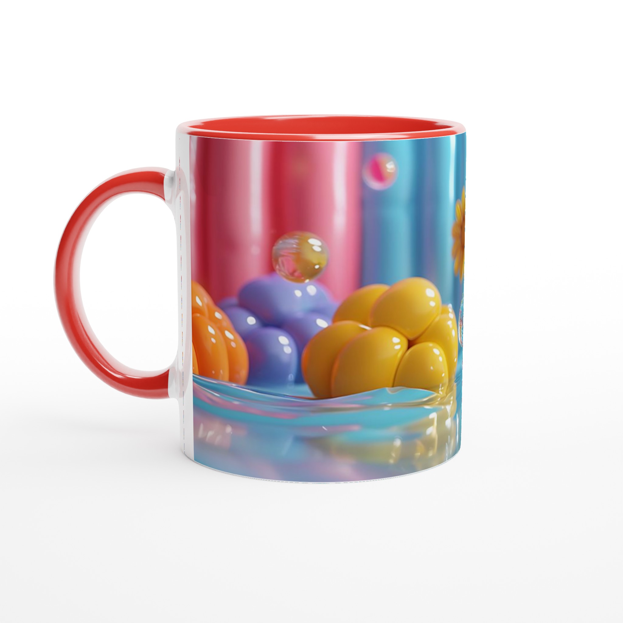 Pastel Bubble Joy Mugg – 11oz Keramisk Kaffekopp i Lekfulla Färger för Varje Glad Stund 6 2a9f1172-fee3-4933-a53f-b24b6c2cd875
