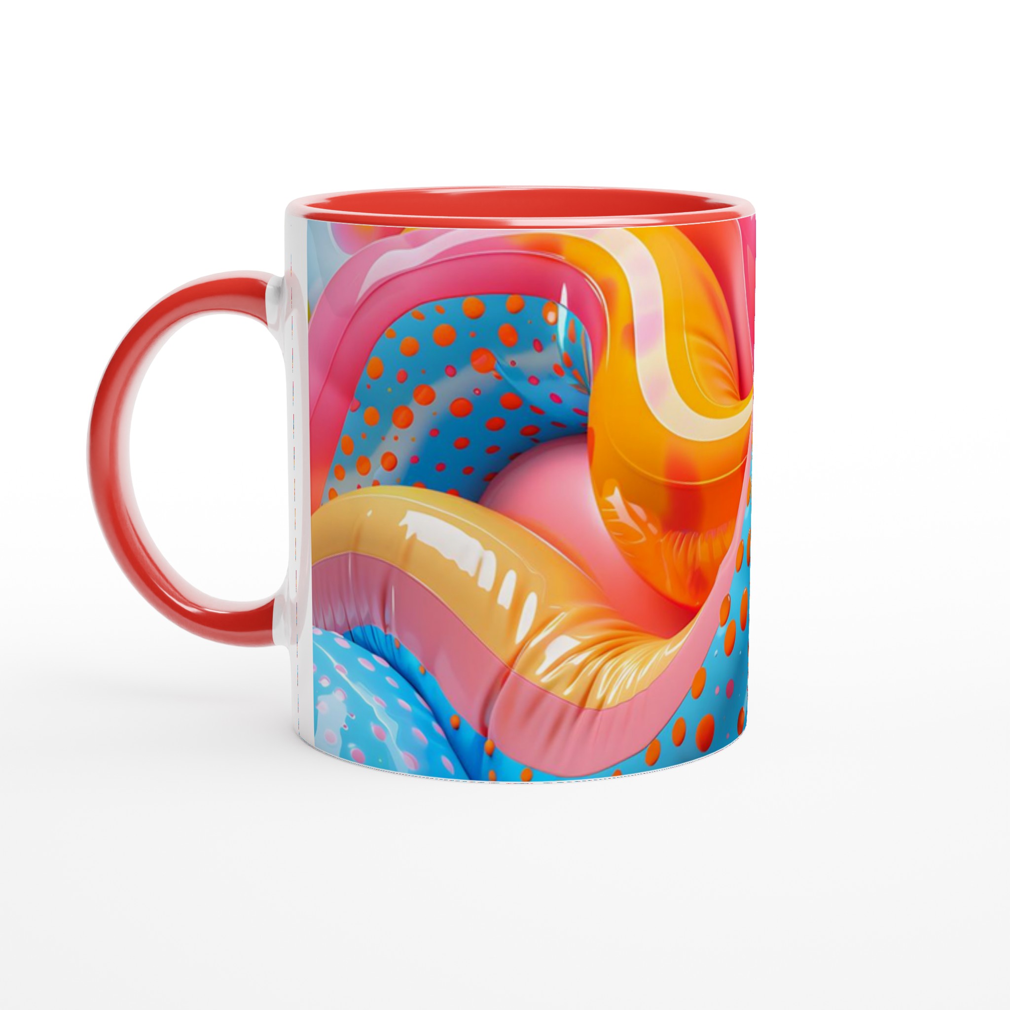 Färgglad 11oz Keramisk Mugg: Poppiga Mönster och Livliga Kulörer för Kaffe, Te & Glädje – Välj Din Favoritfärg! 6 2b266d5d-148a-414f-a0ab-d1a8c8173527