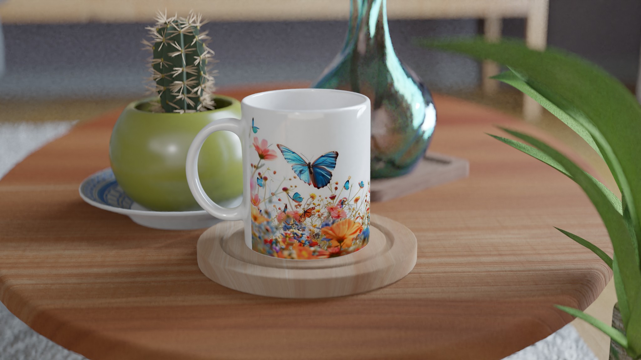 Fjärilsdröm 11oz Keramisk Mugg – Färgglad Flora & Fauna för din Fika, i flertalet nyanser! 9 2df15092-cedf-44b7-9019-1a3faca6d8b2