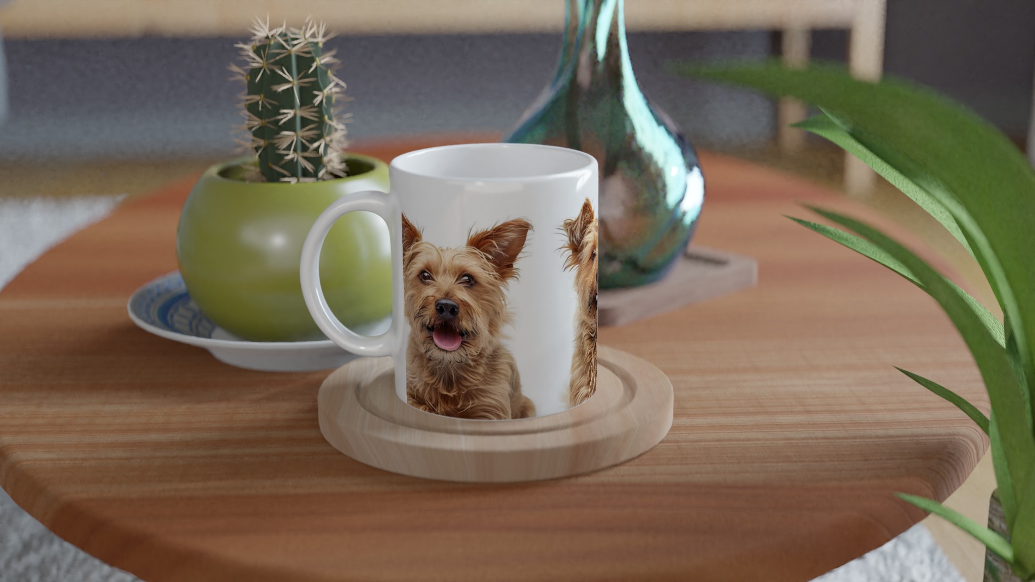 Charmig Yorkshireterrier Mugg – Personlig Kaffemugg i 7 Färgstarka Nyanser – Perfekt Present för Djurälskare 9 2ef22a66-609a-4496-80ac-fa761e1bab6a