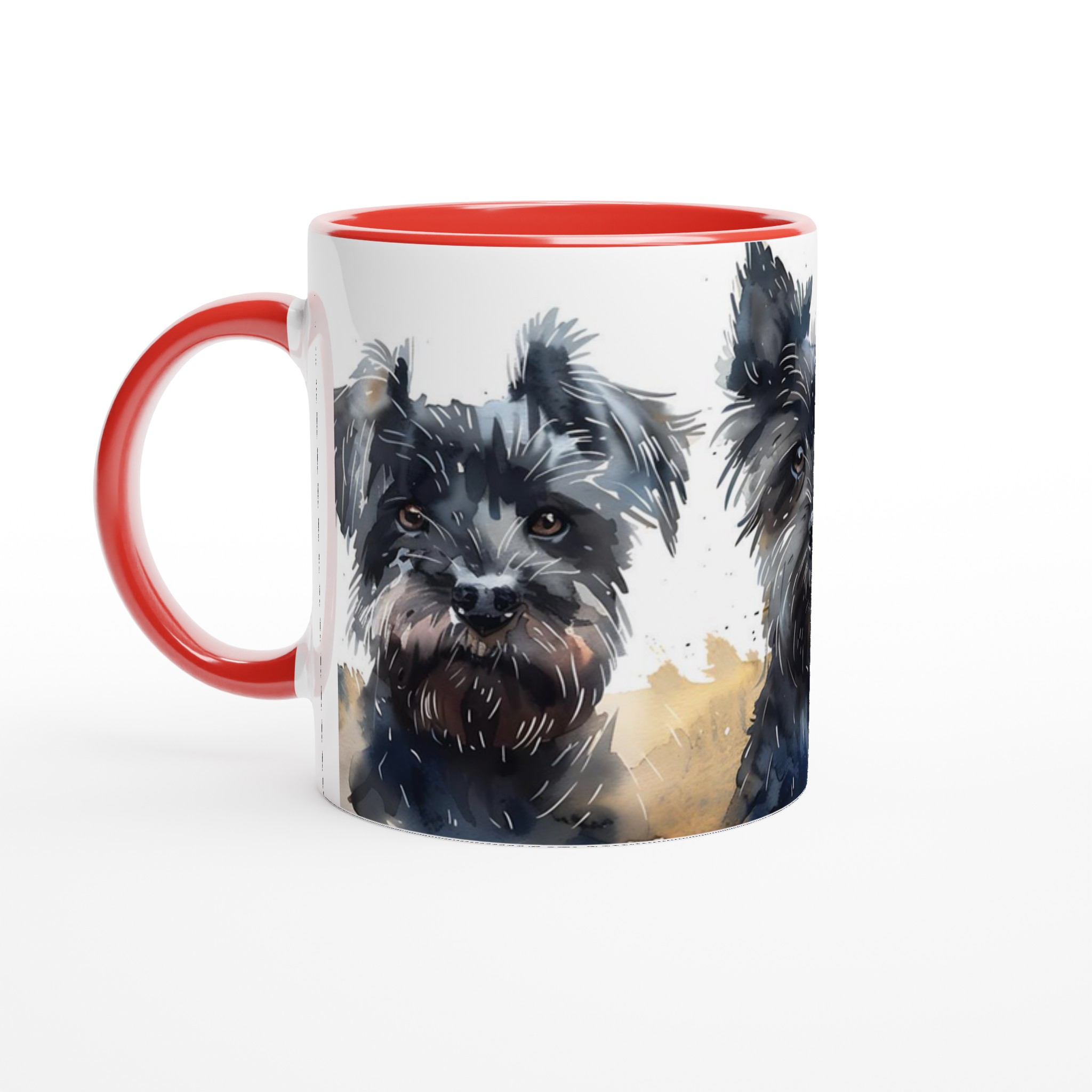 Terrier Triumvirate Akvarellmugg – Handmålad Hundkonst för kaffeälskare i sju färger 5 2f29011e-a882-49ca-8f35-14293541e2dc