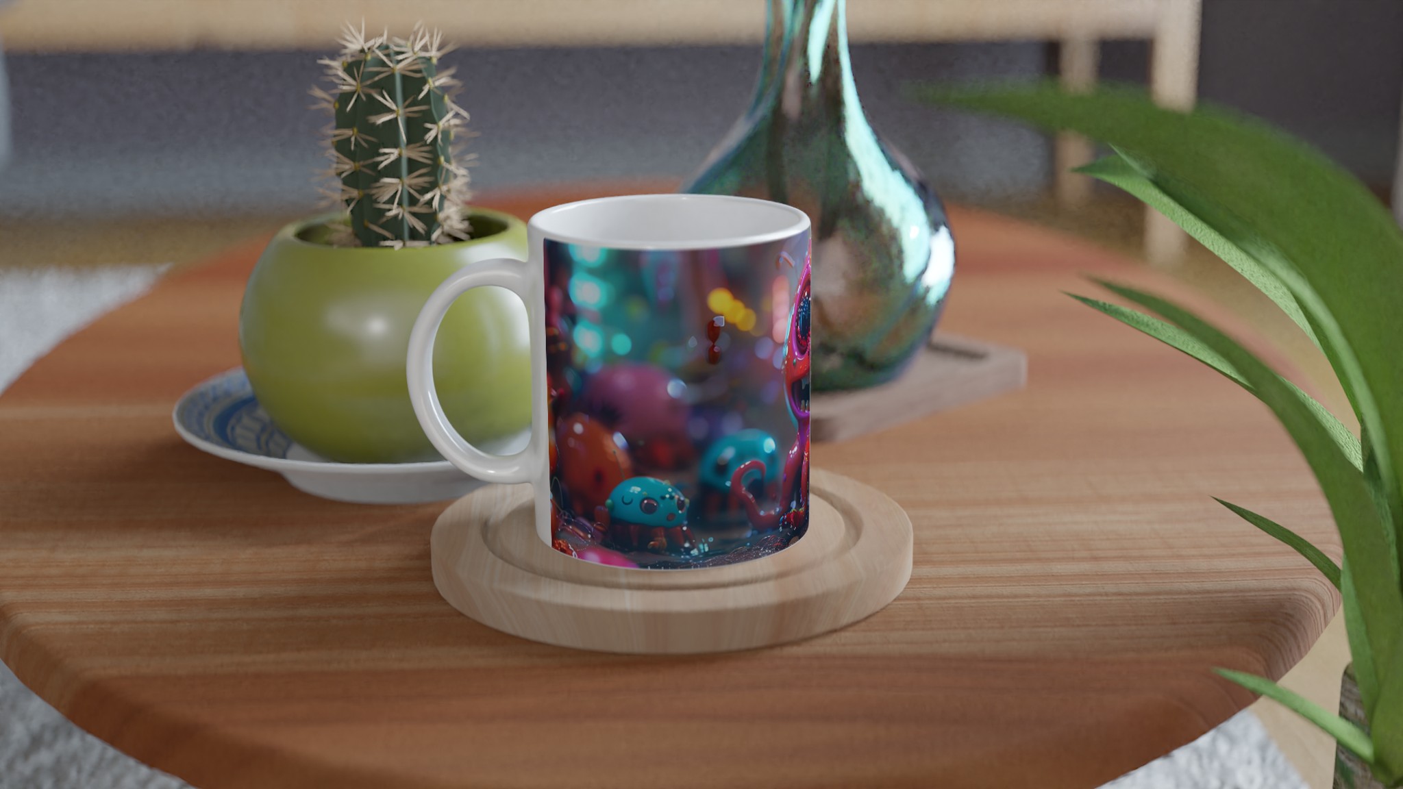 Färgsprakande Monster Keramikmugg – Din Kaffekompis i Valfri Färg! 8 2fd37d02-b32e-4968-9883-54a835cb1279