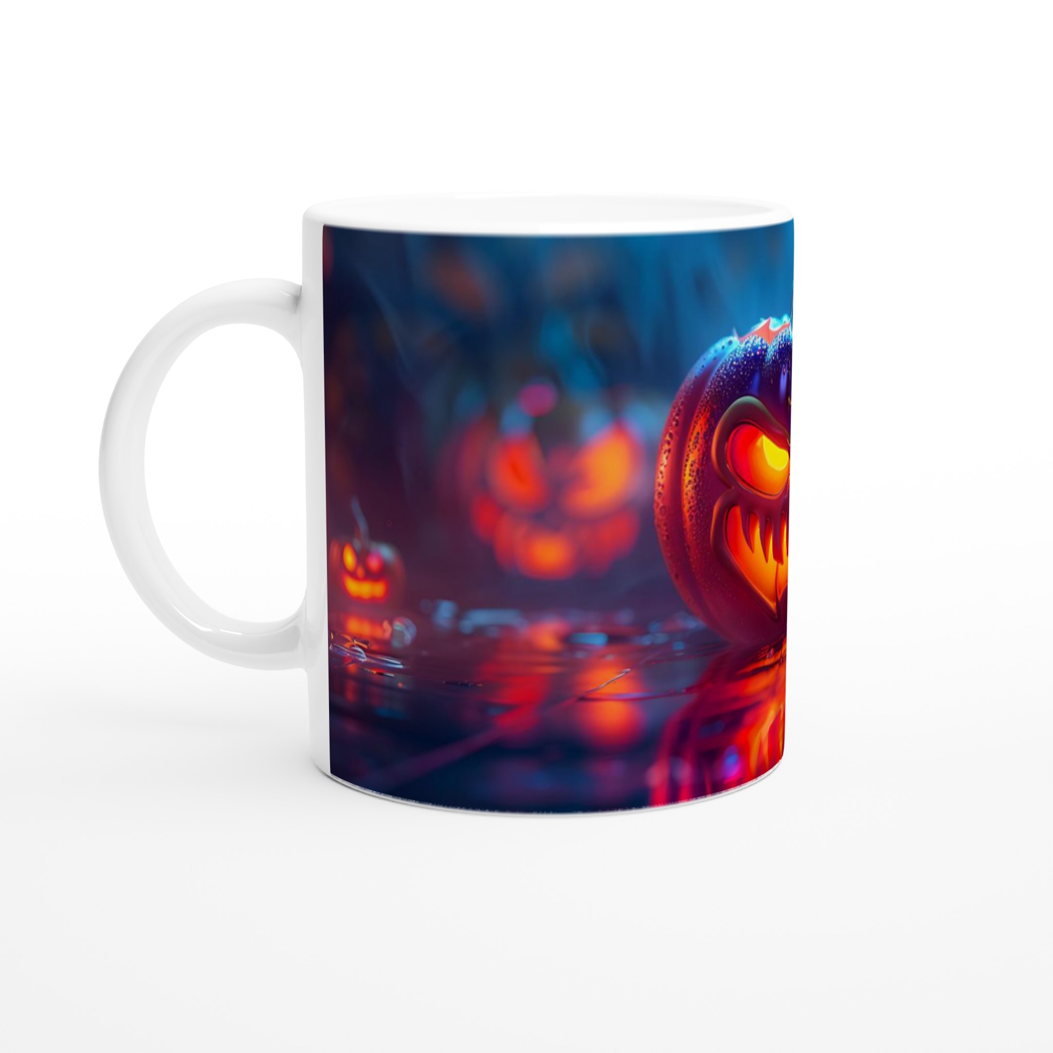 Neon Halloween Pumpa Mugg – Skräckinjagande Design i 7 Färgstarka Nyanser – 11oz Keramikmugg 1 30a88727-ca10-4fcb-8370-0eda1bc3304e