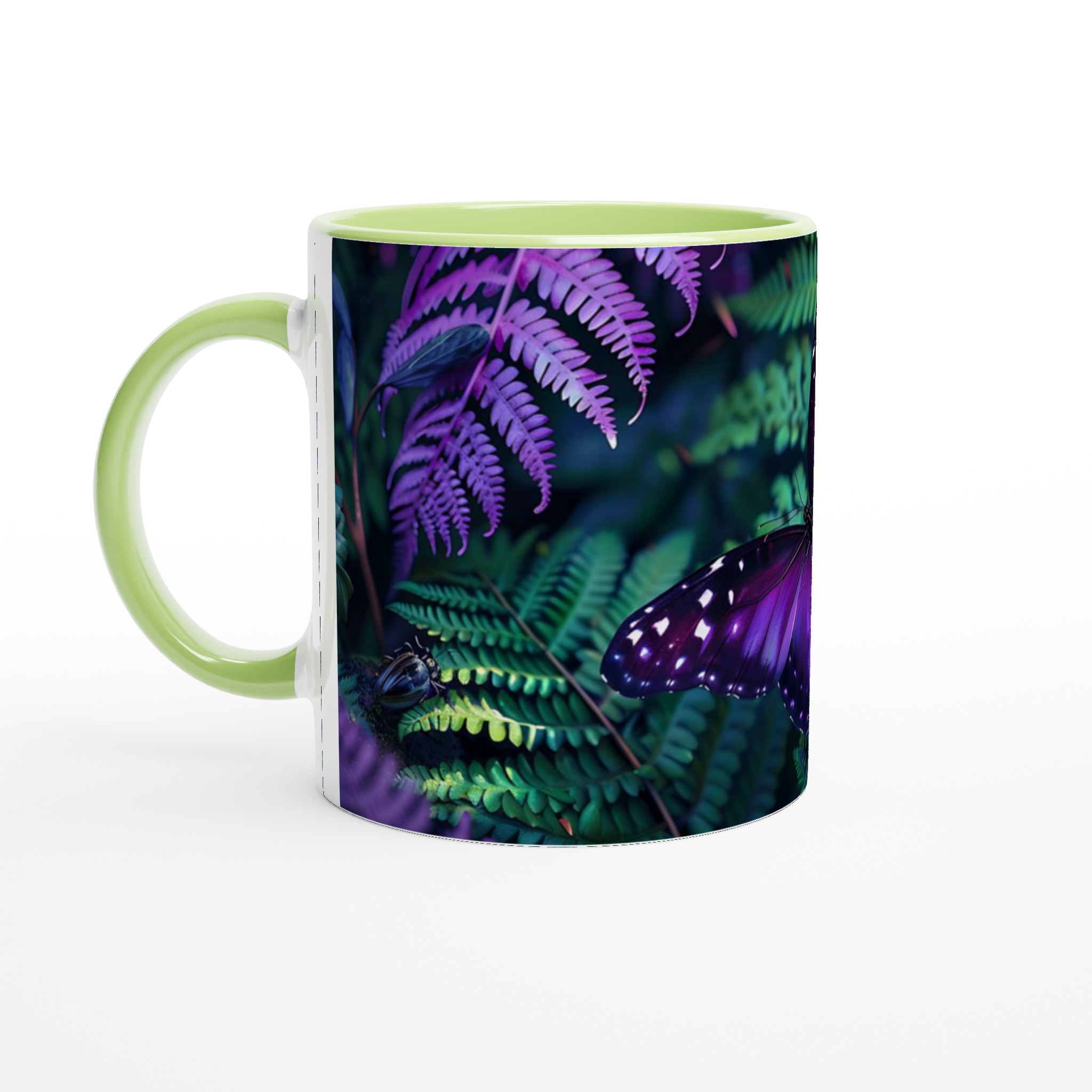 Magisk Purpurfjäril 11oz Keramikmugg – Din Kaffestund, Ditt Konstverk i Valfri Färg! 4 32d55d3e-4816-4edb-9ecc-4a6e09aee0de