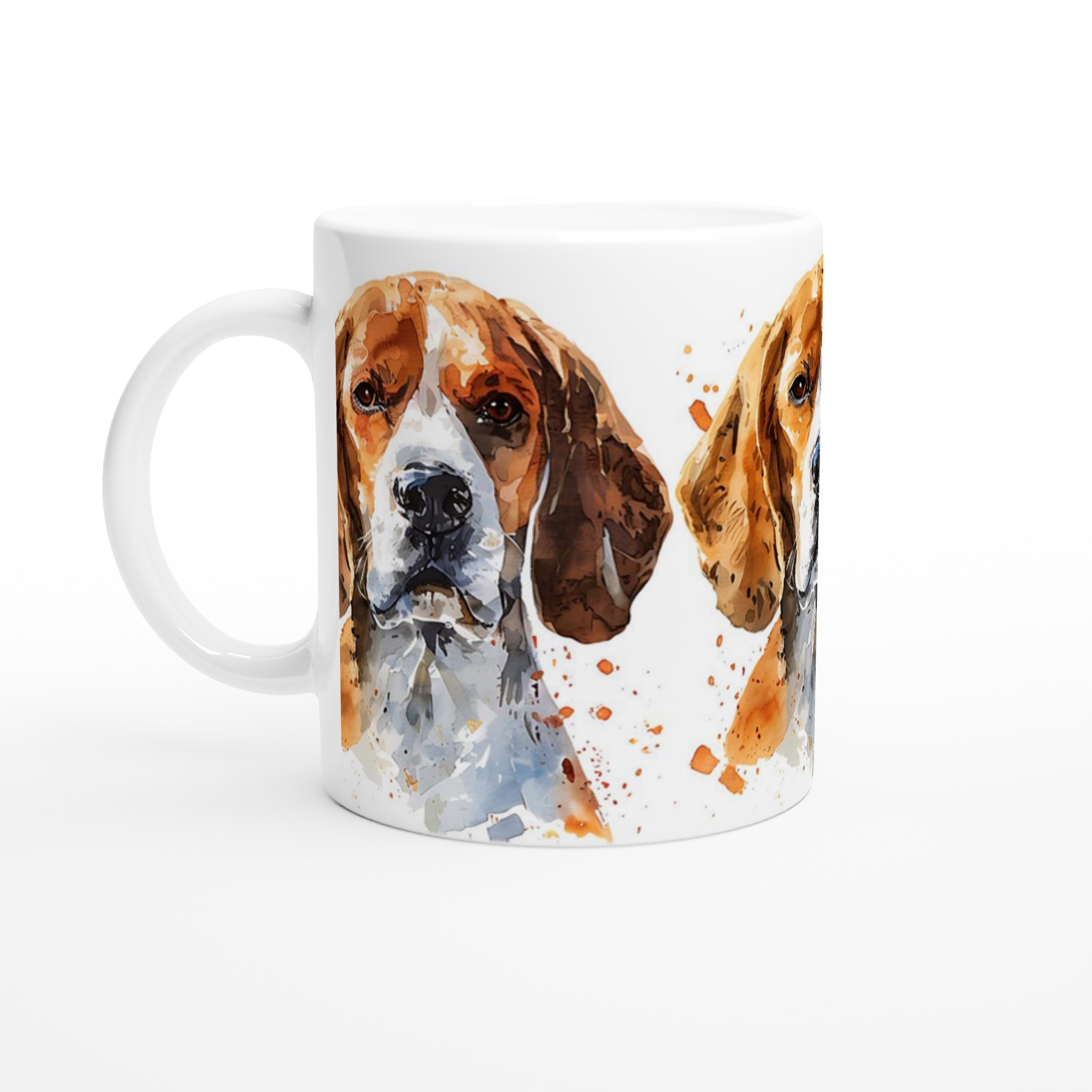 Vår Vattenskyddade Beagle Keramikmugg – En Konstnärlig Hundporträtt för Ditt Kaffe, Välj Bland 7 Färger! 1 333c8053-1680-4bc1-bb92-c4824859f07b