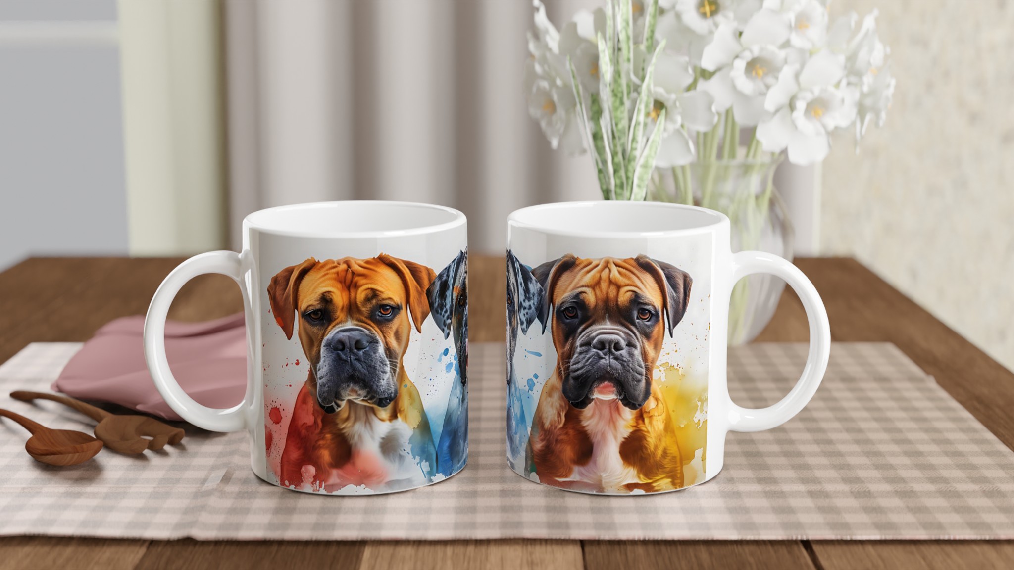 Boxerhund Konstmugg – Färgglad Akvarell & Personlig Stil, 11oz Keramik 10 33f0814f-f1aa-4ba7-9ea1-9e673e2a3c90