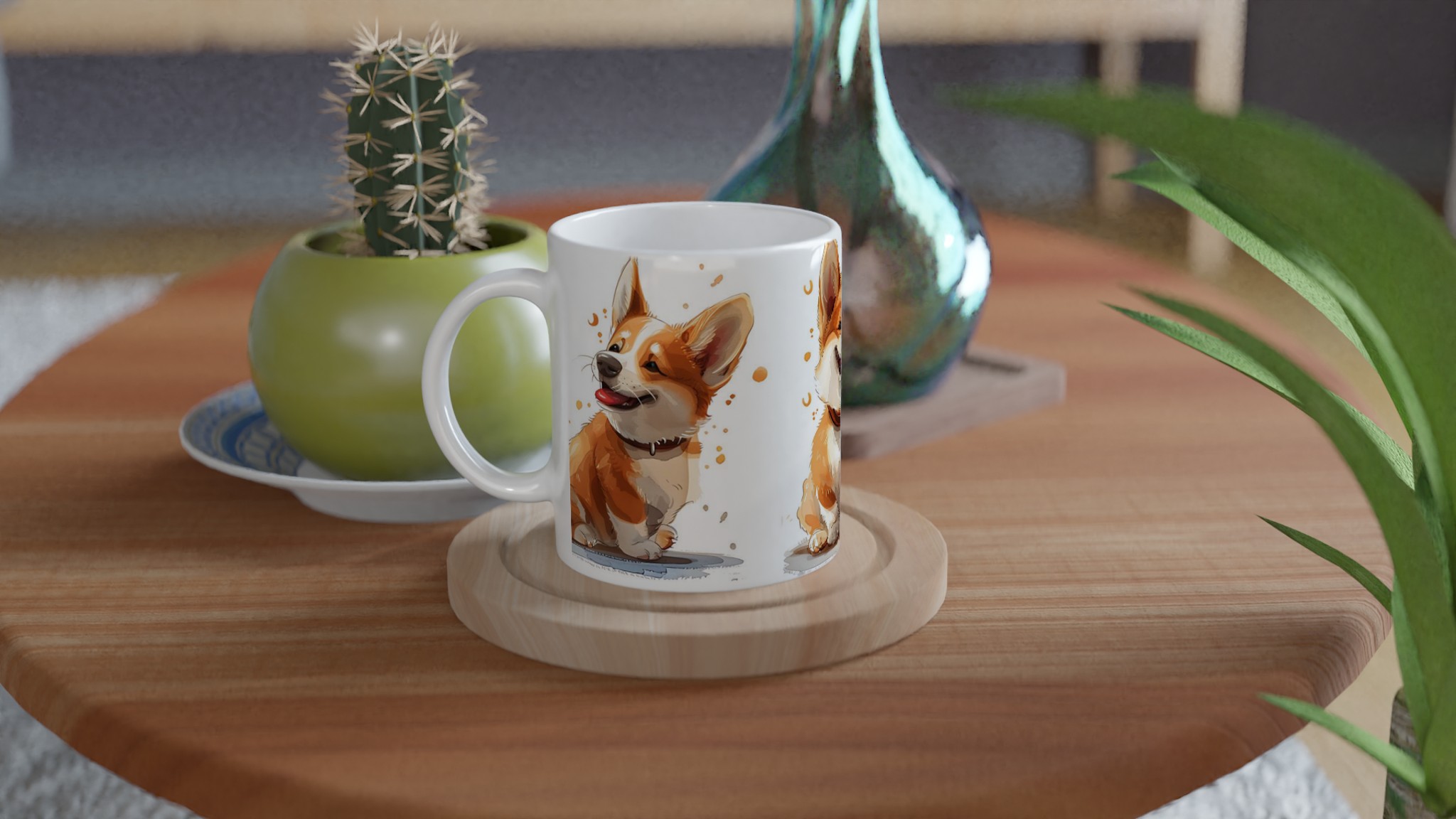 Charmig Corgi Akvarell Mugg - 11oz Keramikmugg för Hundälskare i Flera Färger 9 341b0af0-9800-4f8a-bdd0-4c95667f9255