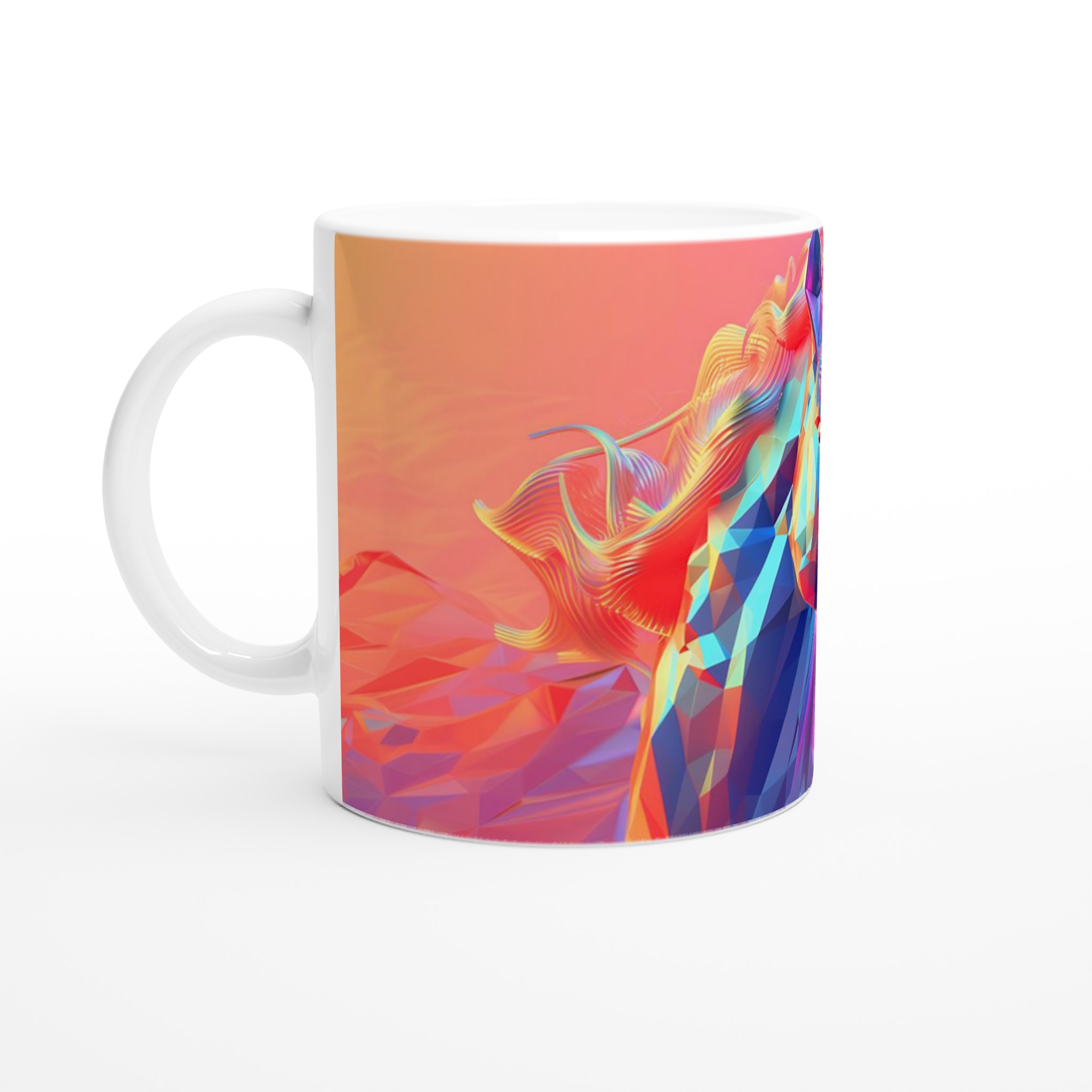 Vit 11oz keramisk mugg med magisk unicorn-design – välj bland sju färgstarka keramiska nyanser 1 360fc8ff-4925-4aff-a413-91da8d36f9a0