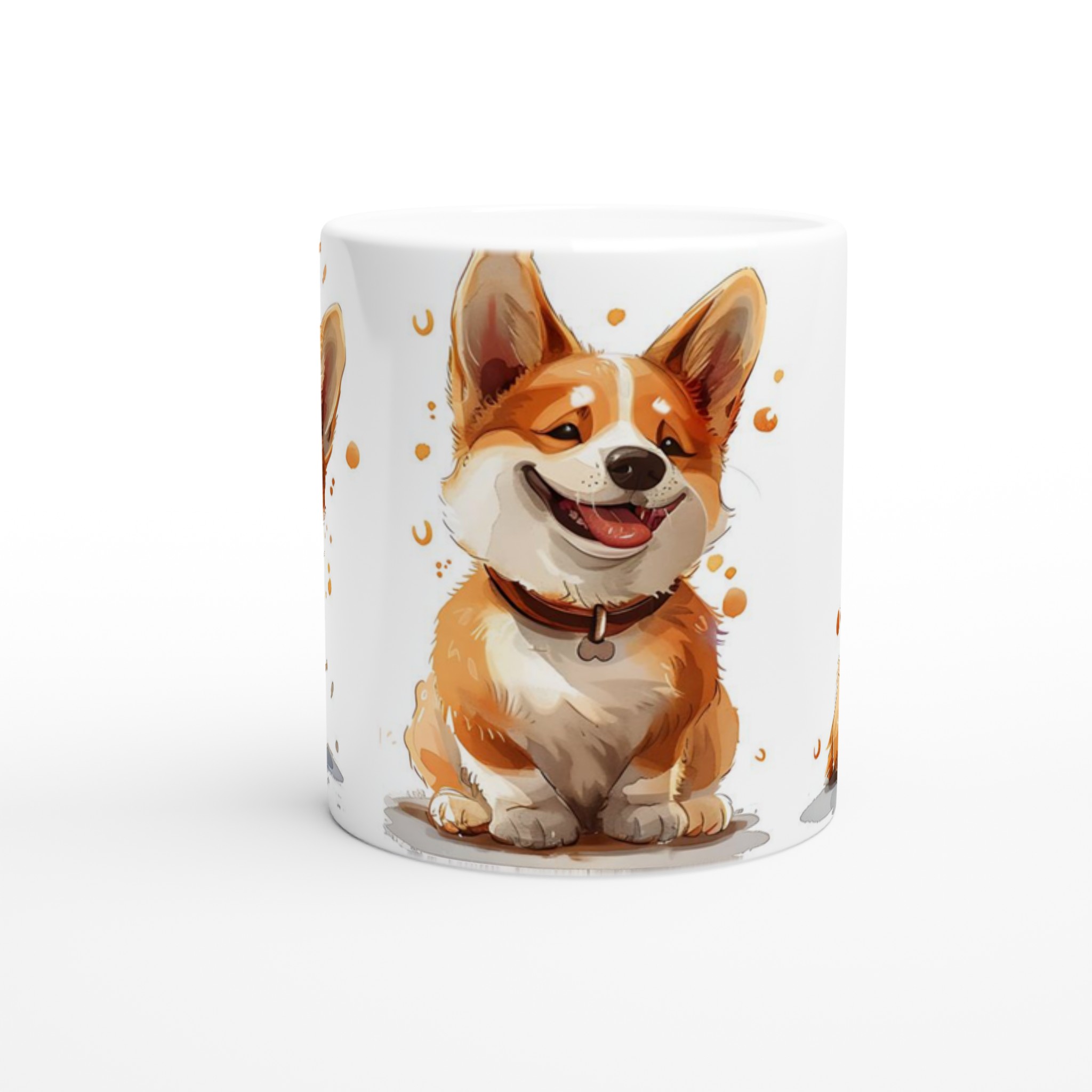 Charmig Corgi Akvarell Mugg - 11oz Keramikmugg för Hundälskare i Flera Färger 8 386904fa-72b2-4fd5-aee2-2d46eb384991