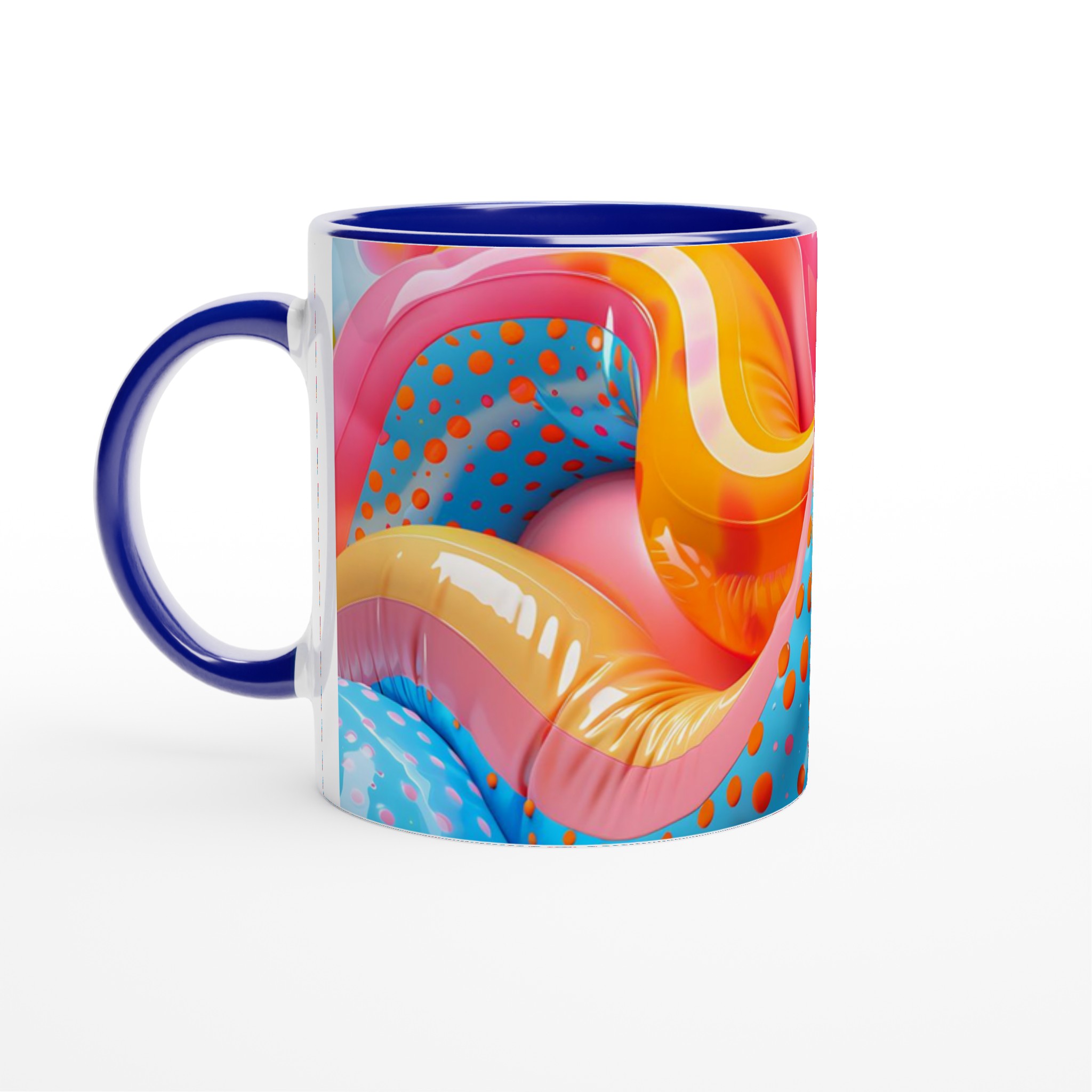 Färgglad 11oz Keramisk Mugg: Poppiga Mönster och Livliga Kulörer för Kaffe, Te & Glädje – Välj Din Favoritfärg! 3 3be6c8c1-616e-4792-b538-fd87cc7db502