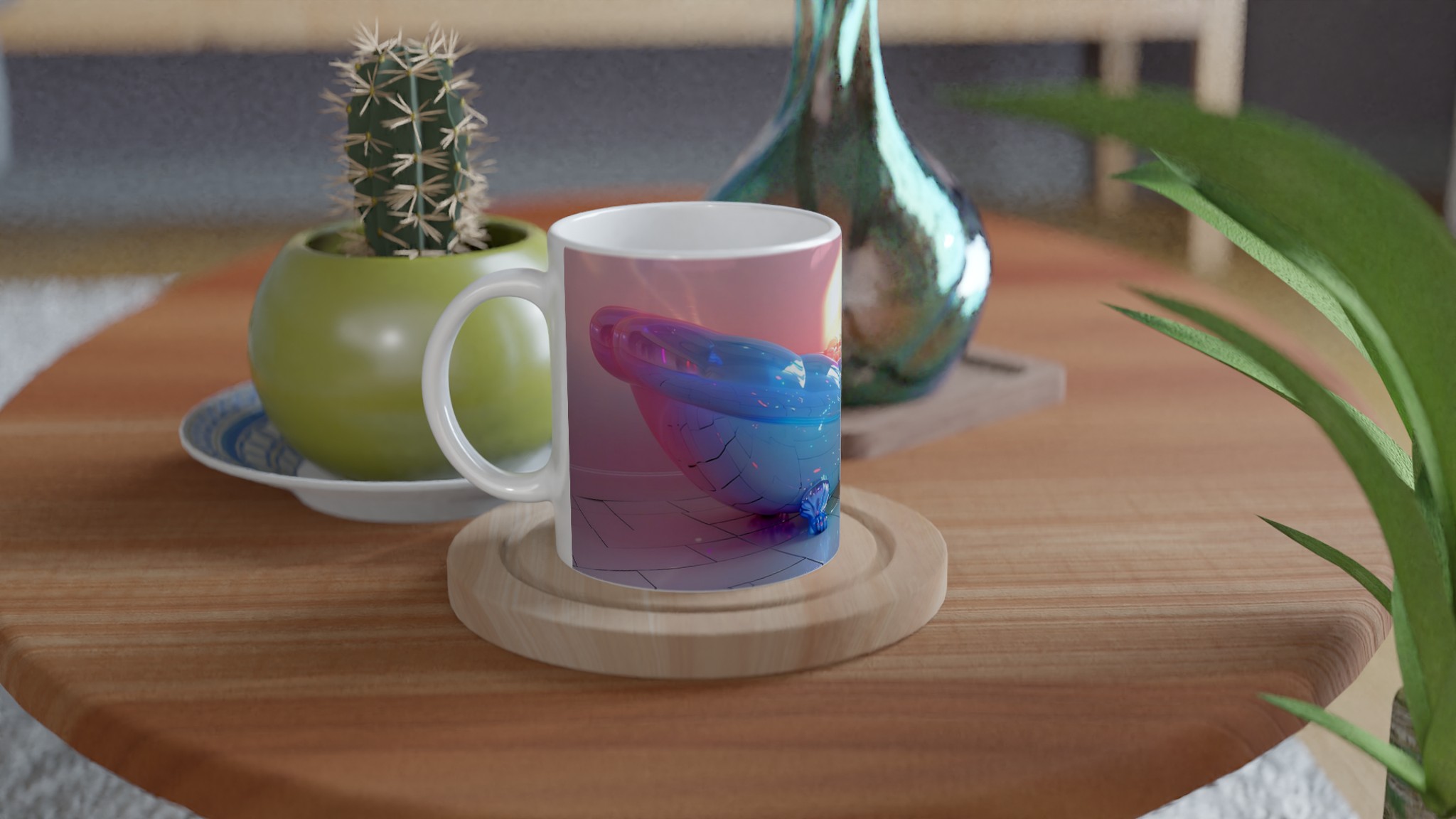 PrismaGlans 11oz Keramisk Mugg – Drömsk Aura med Pastellnyanser och Skimrande Bubblor 8 3de6ac93-2ef5-4cd6-b016-2b1a5a9c1c48