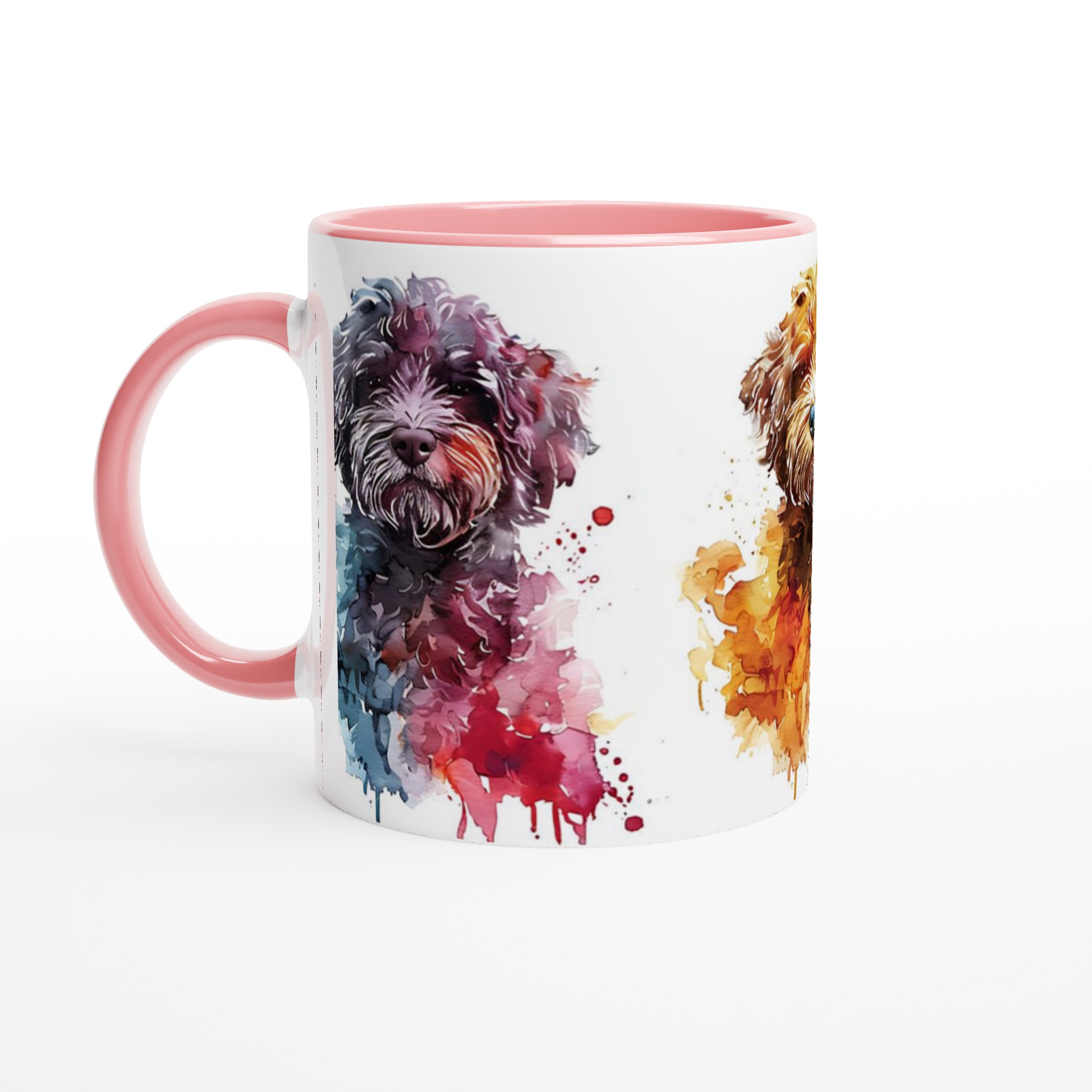 Konstfull Labradoodle Keramikmugg – Färgglada Akvarellval för Djurälskare 4 3e3c1688-d7bb-46e6-9981-ad47815525c3