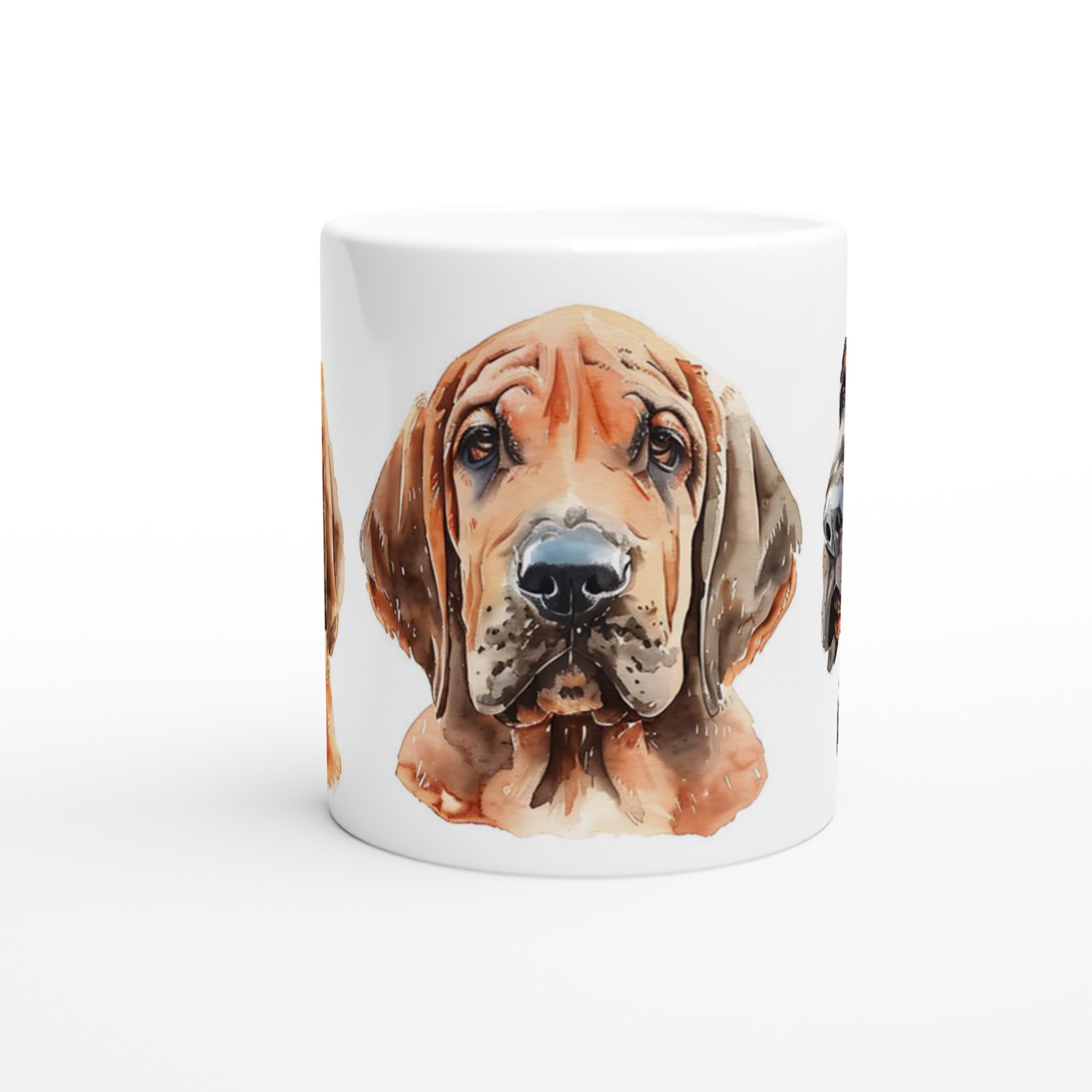 Blodhund Akvarell Mugg – Hundporträtt, Personlig Gåva, Djurälskare Kaffekopp i Flera Färger 8 3fced59e-a2e3-484e-a8fa-c6e3af25a8d4