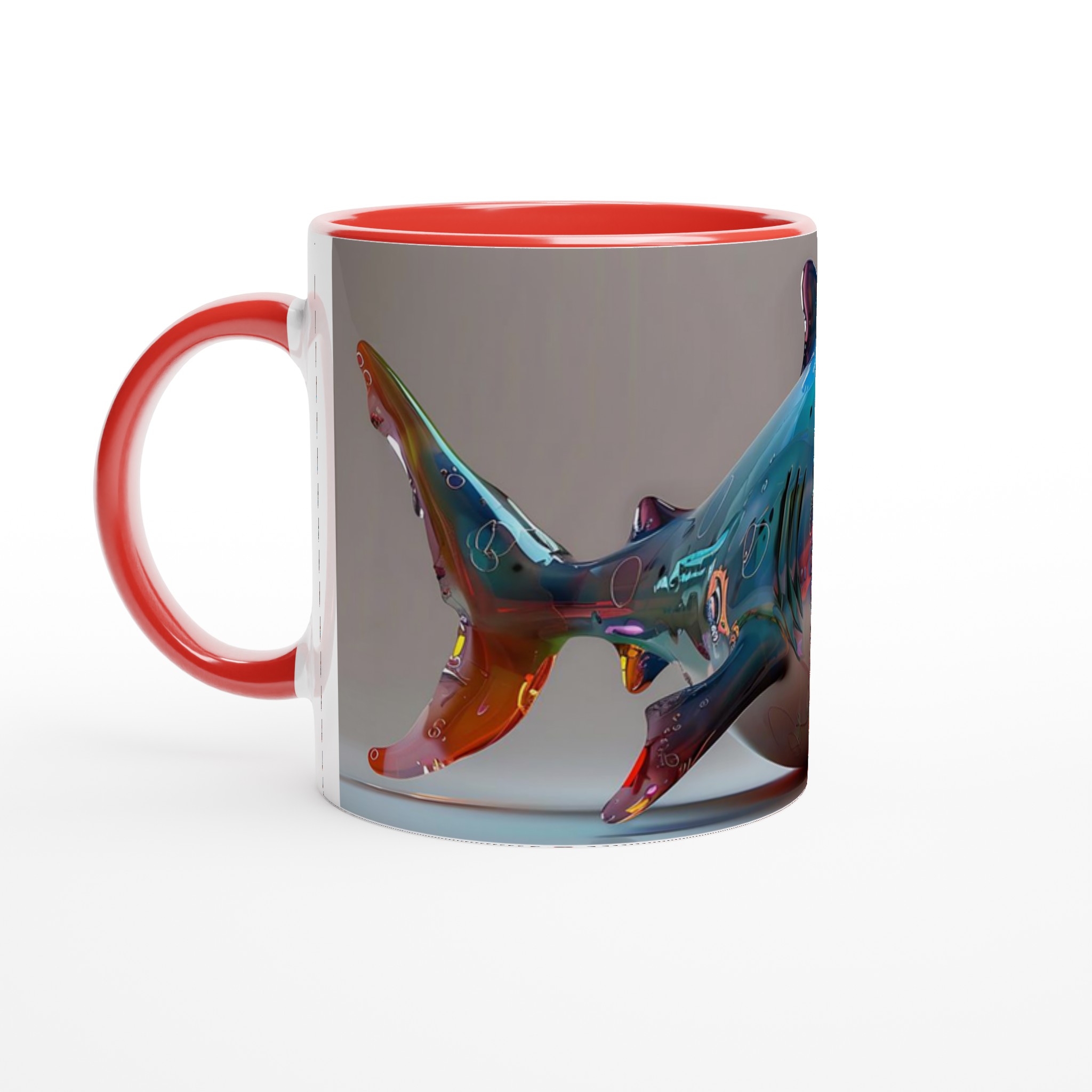 Neon Shark Attack 11oz Keramikmugg – Färgglad Design för Havsälskare 6 40e2a4fa-1cf4-4200-bfe5-38241320b3ac