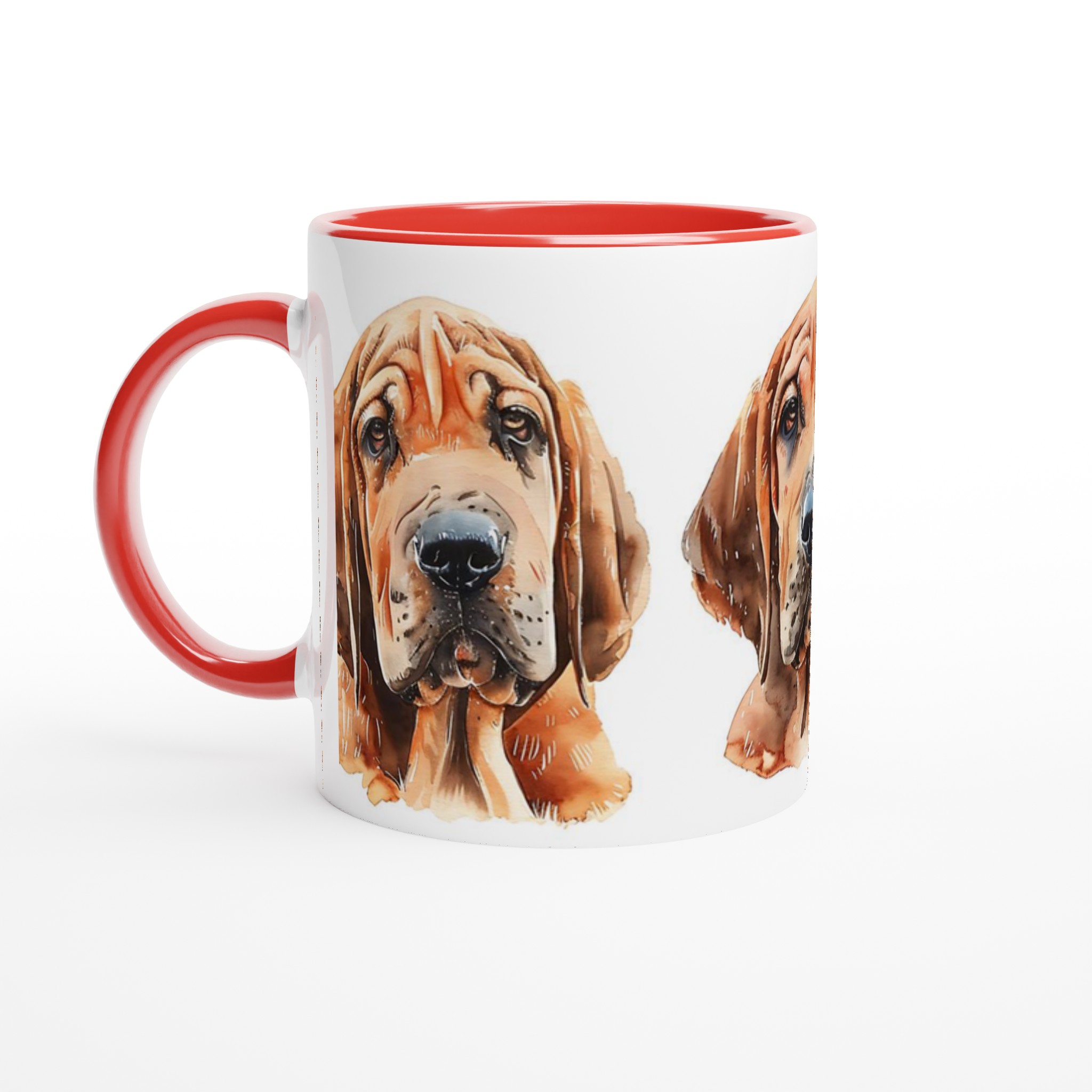 Blodhund Akvarell Mugg – Hundporträtt, Personlig Gåva, Djurälskare Kaffekopp i Flera Färger 5 431f5e2f-d704-490d-8dd1-2e81205e7834