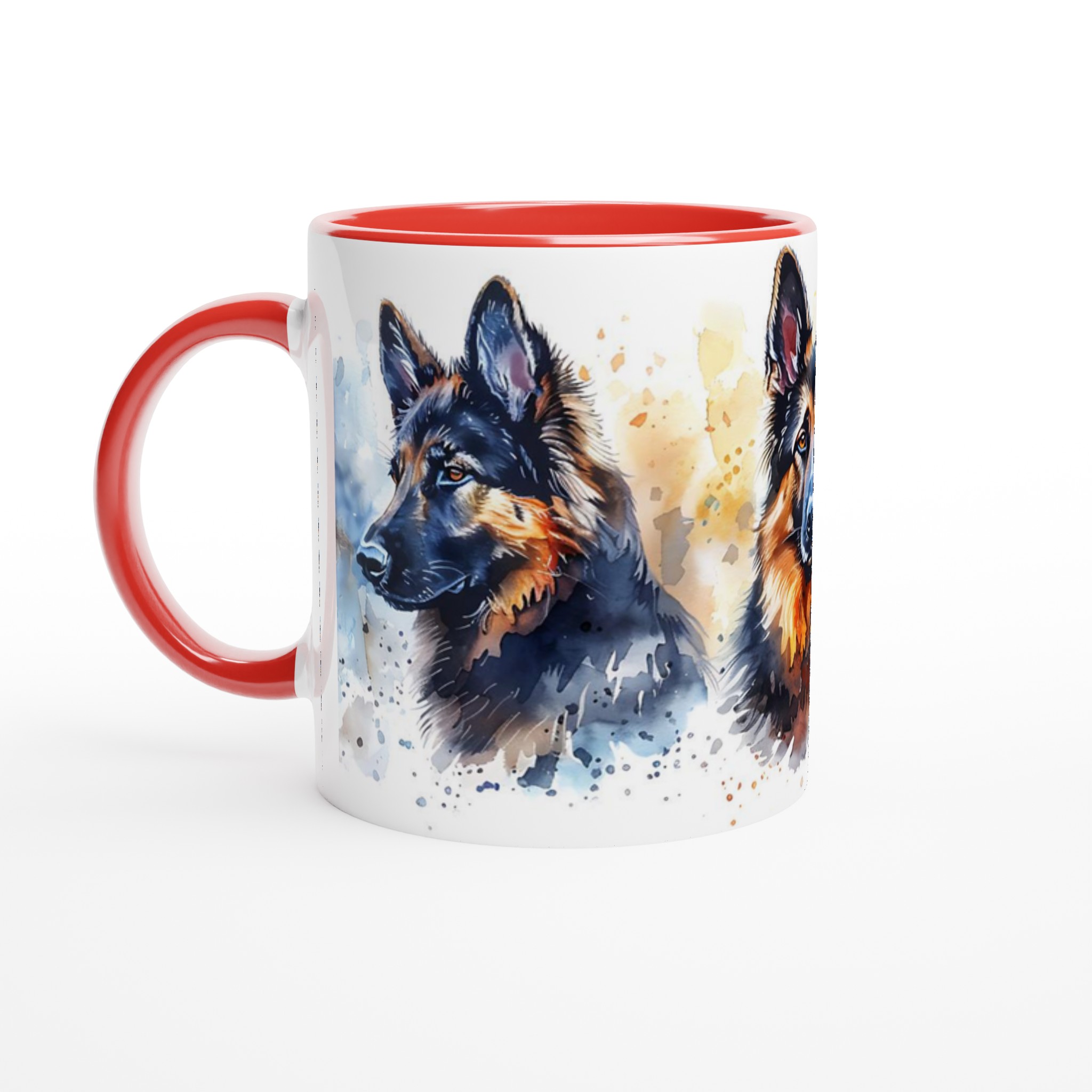 Vacker Schäfer Akvarell Mugg – Personlig Kaffekopp med Konstnärligt Hundmotiv i Flera Färger 5 454d19ba-7d75-4beb-92f7-128cb9851bca