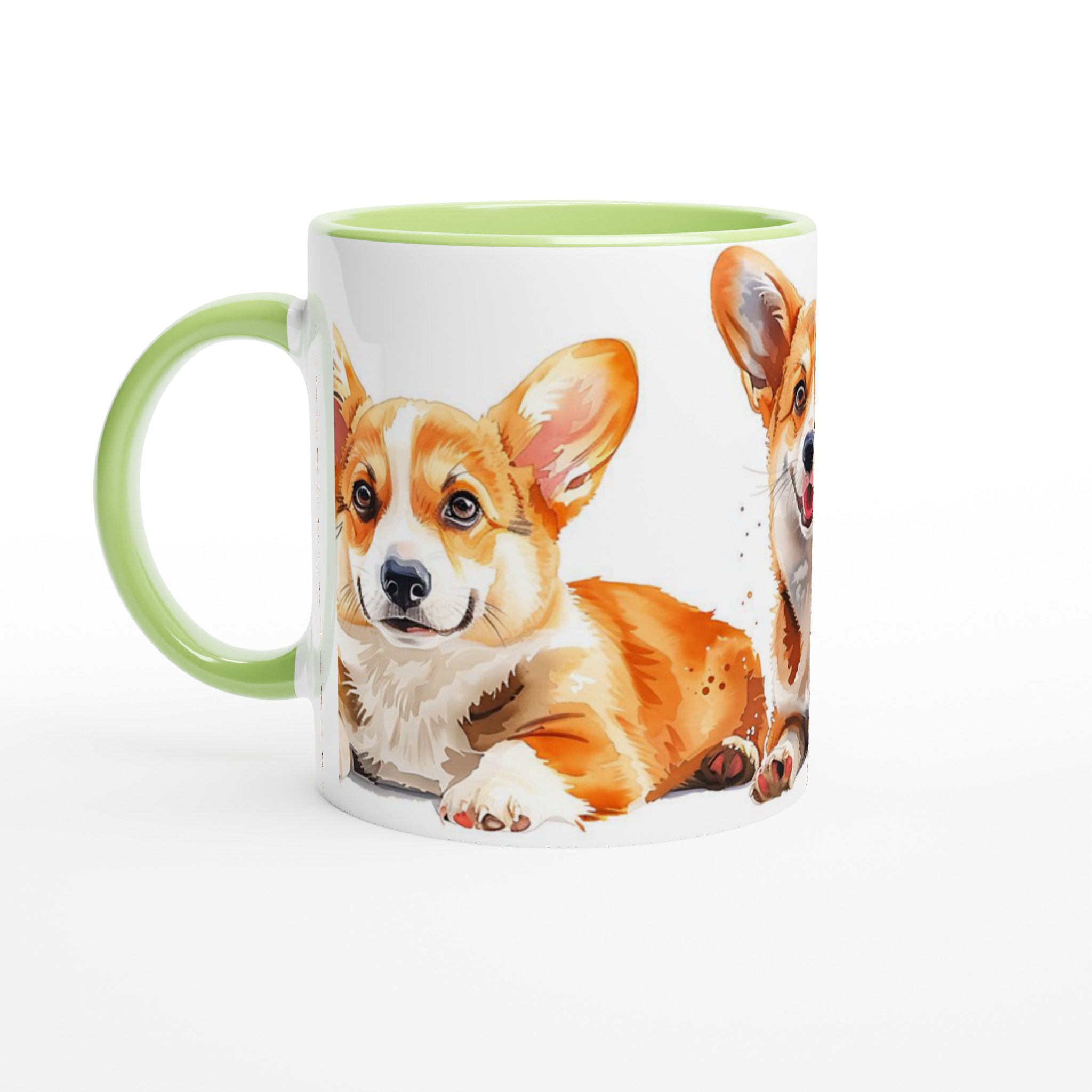Charmiga Corgi Akvarellmugg – 11 oz Keramikmugg i ditt favoritfärgval 6 46902cd1-ebee-4f20-a04e-30a51fae02af