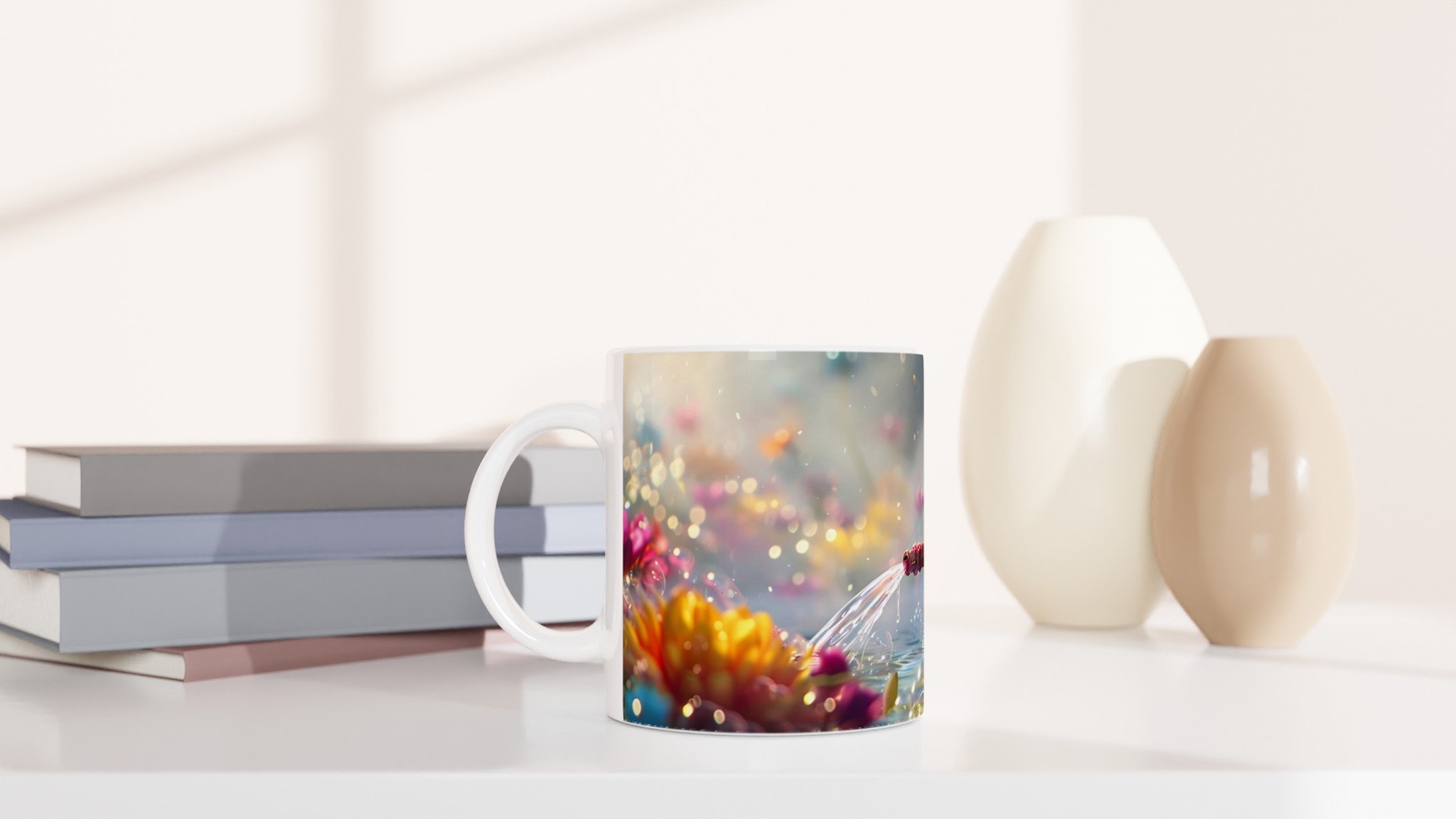 Förtrollande Blommande Mugg – 11 oz Keramik med Glad Design & Välj Din Färg! 10 4b5adb63-aadd-4d13-9c73-0504b33fcd95