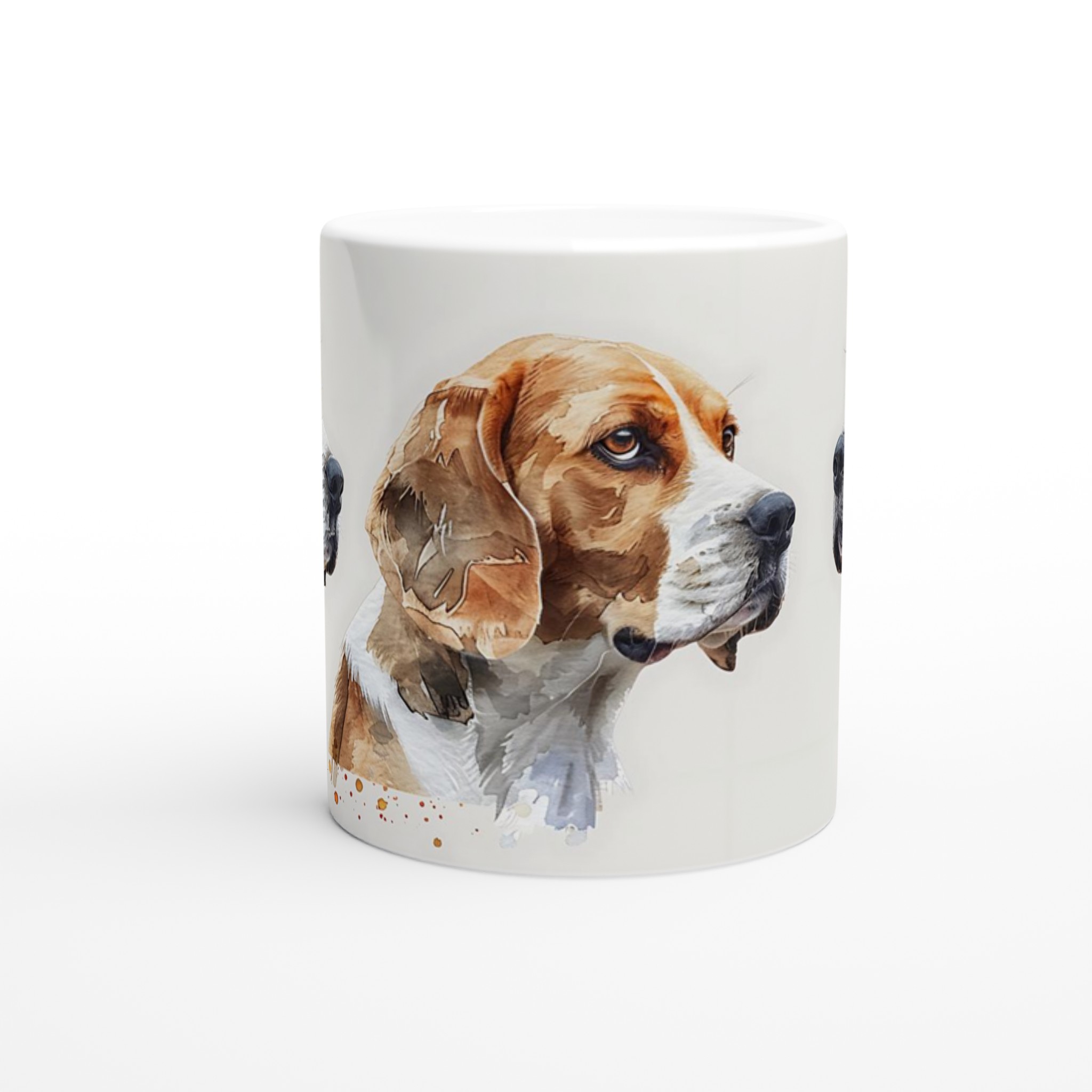 Beagle Vattenfärgsmugg – Unik 11oz Keramikmugg för Hundälskare, Välj din färg! 8 4bd663e7-9ae2-46bc-80c0-9263003ae7de