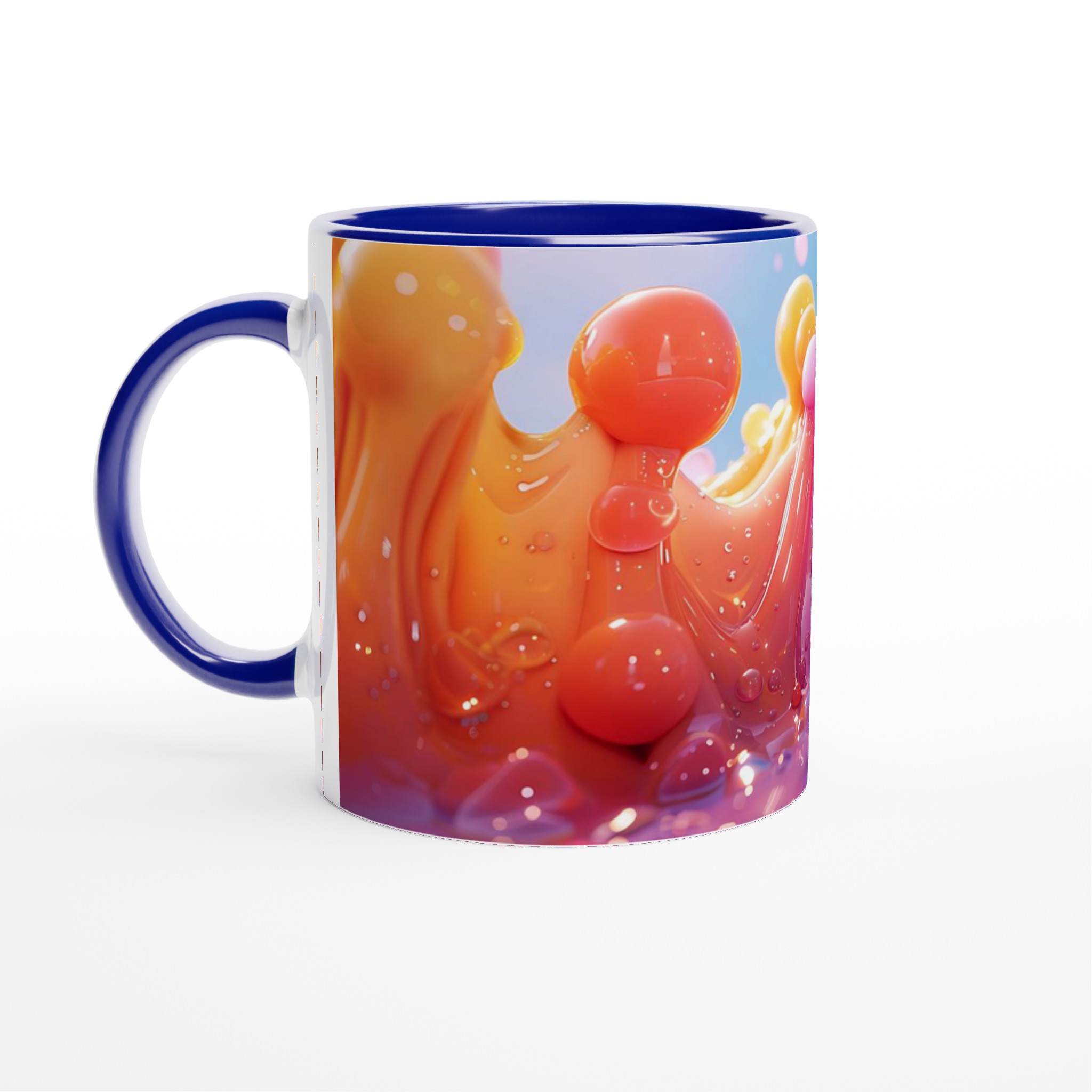 Färgsprakande 11oz Keramikmugg – Glänsande Design för Kaffe & Te i Sju Levande Nyanser 3 4c40019c-e371-4ac6-94e7-2955c6280e17