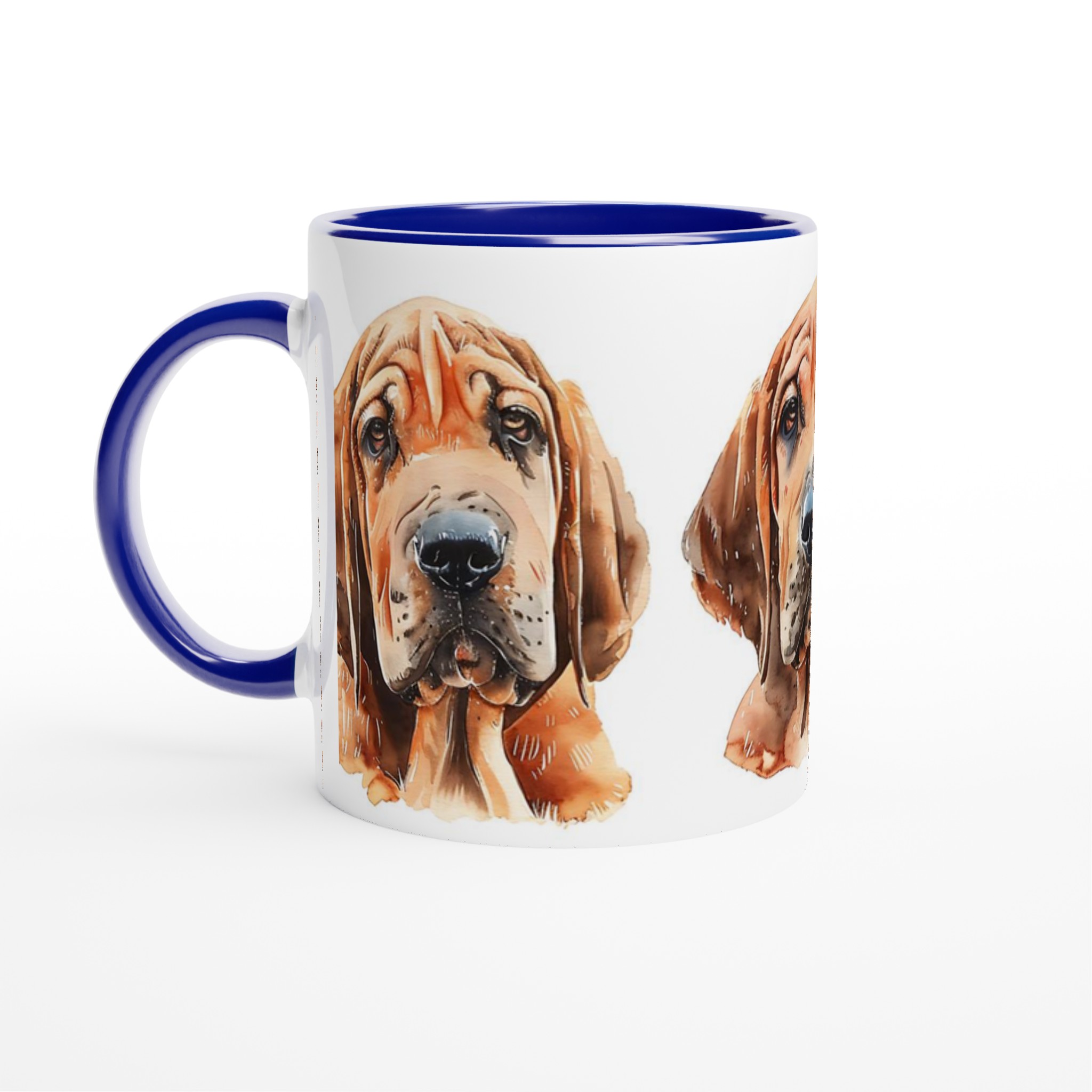 Blodhund Akvarell Mugg – Hundporträtt, Personlig Gåva, Djurälskare Kaffekopp i Flera Färger 7 4c71cb09-4583-4c7e-ac1d-dc649b4701fe