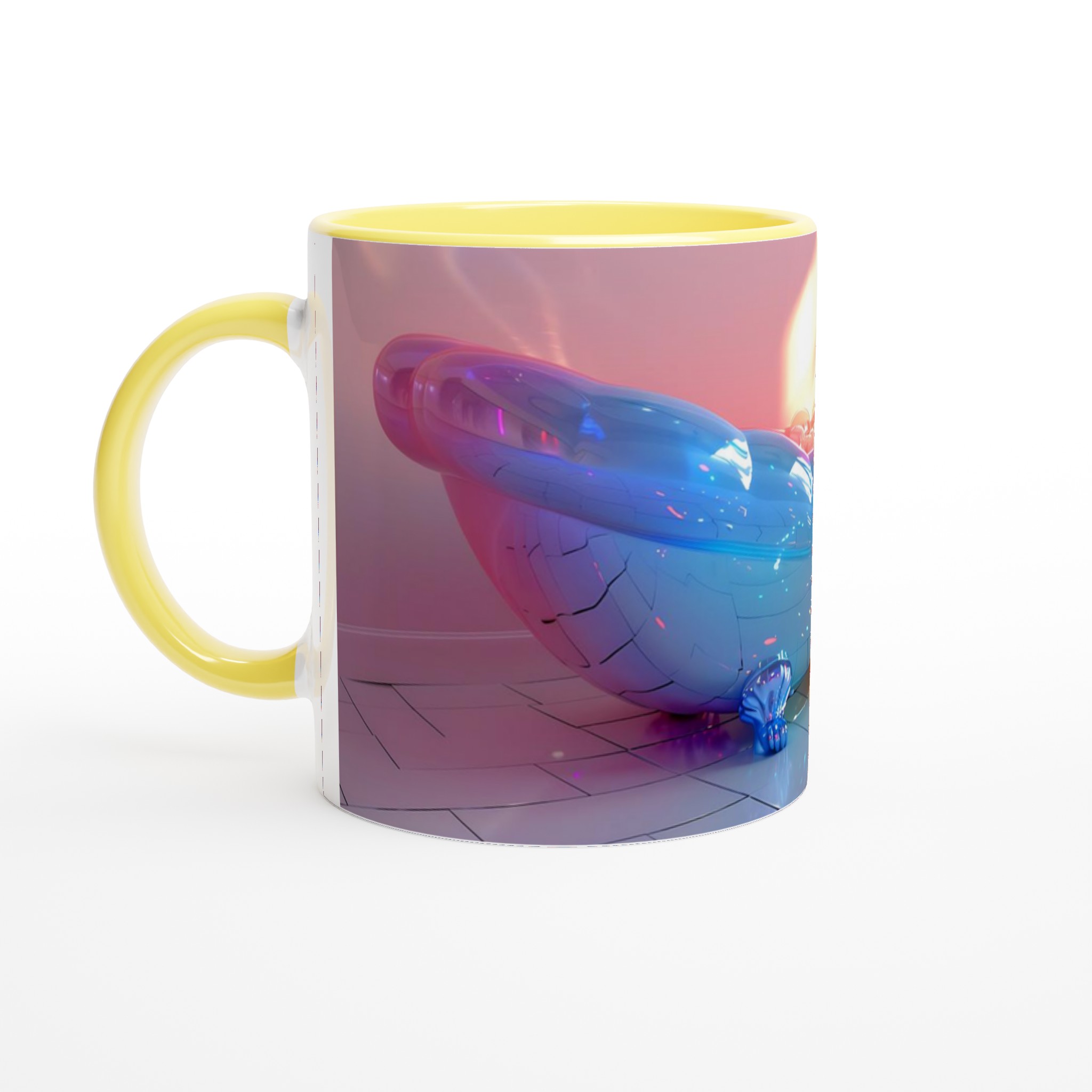 PrismaGlans 11oz Keramisk Mugg – Drömsk Aura med Pastellnyanser och Skimrande Bubblor 5 4d415f51-bbbb-4466-9ac5-44a7b6ef2130