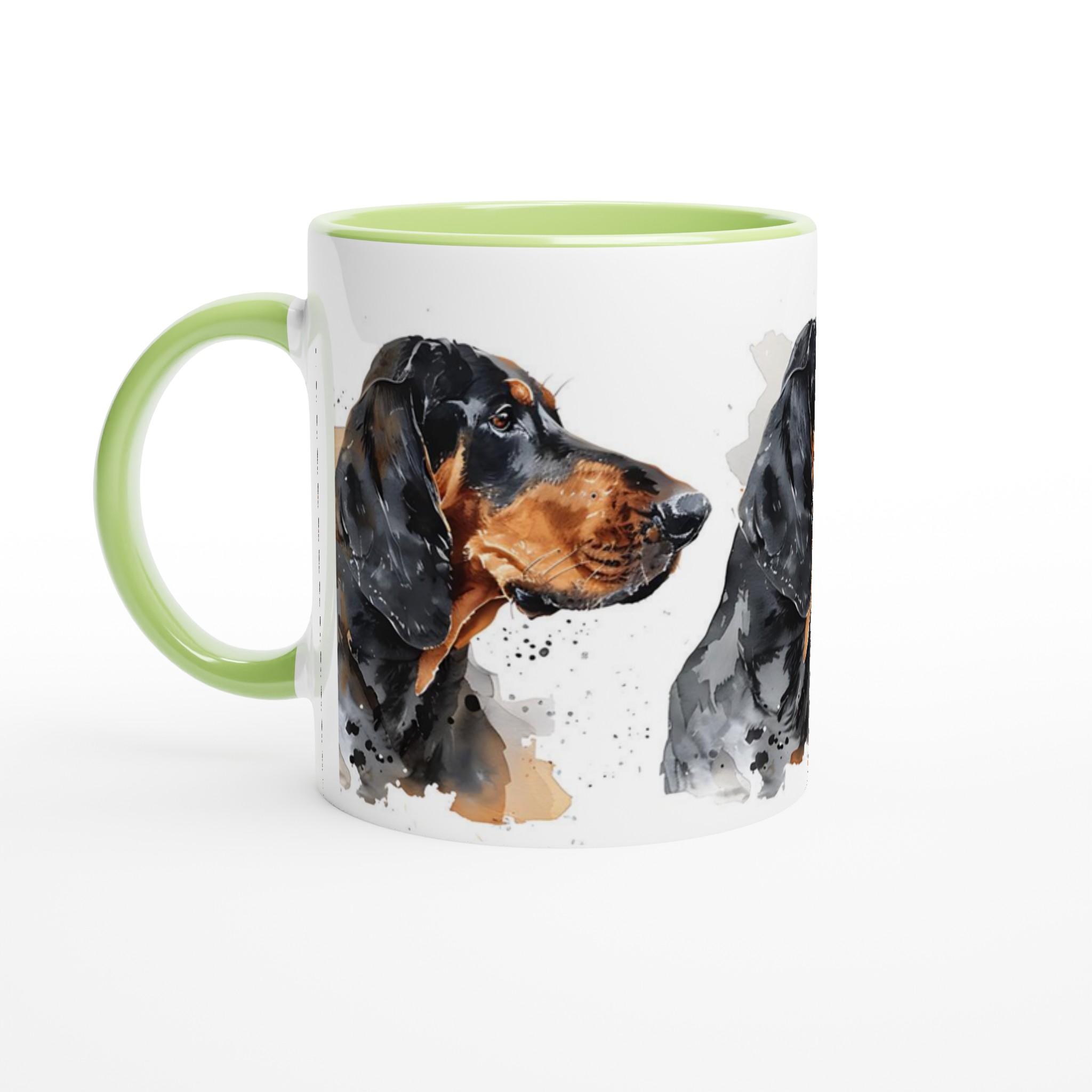 Elegant Black and Tan Hound Akvarellmugg – Din Kaffepaus med Stil 6 4e704037-f233-45b4-944c-188ed89c18ae