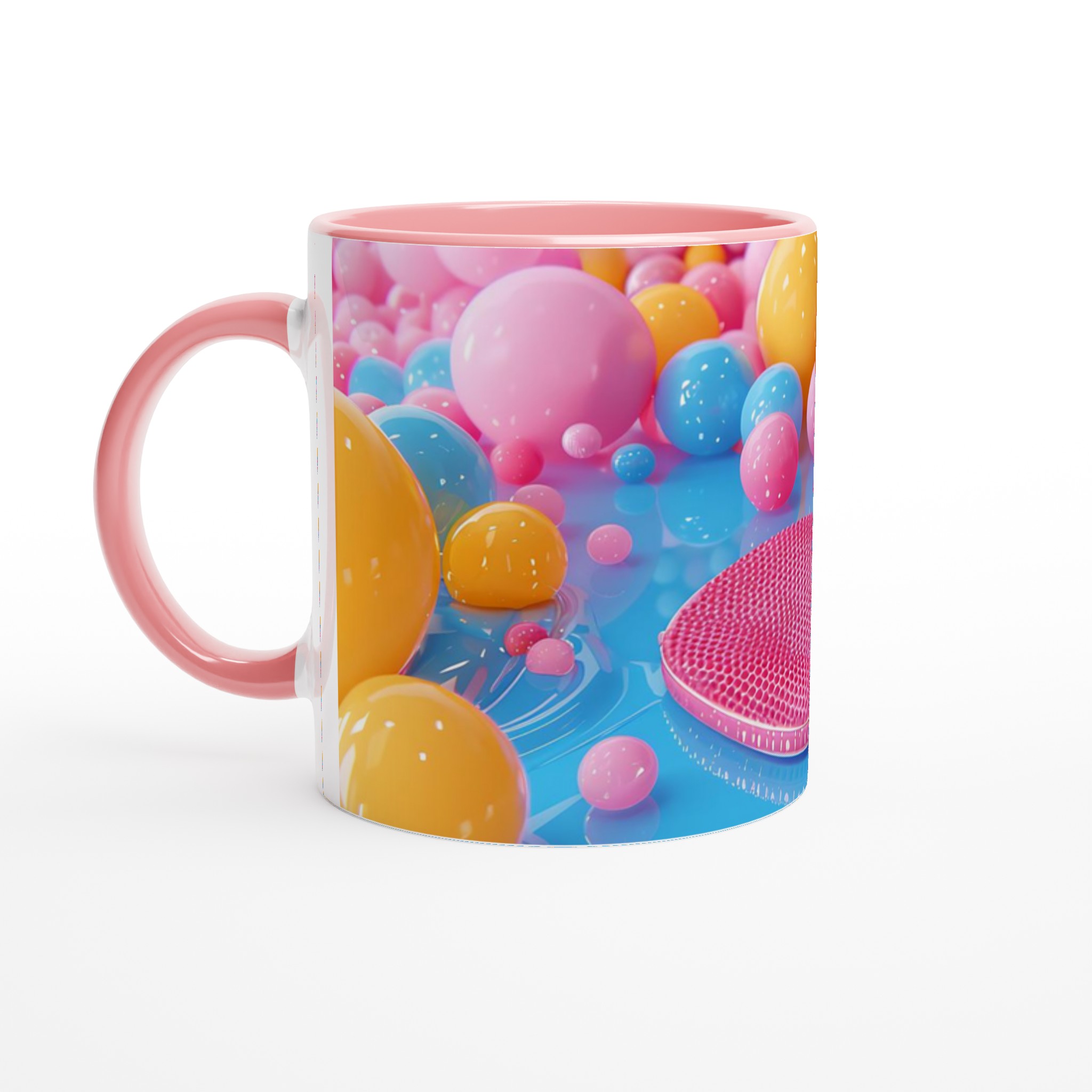 Pastell Pop Art Kaffemugg – 11oz Keramikmugg i Valfri Färg, Diskmaskin- & Mikrovågsugnssäker 2 5421b626-57aa-4879-b06b-a64a9c554bfc