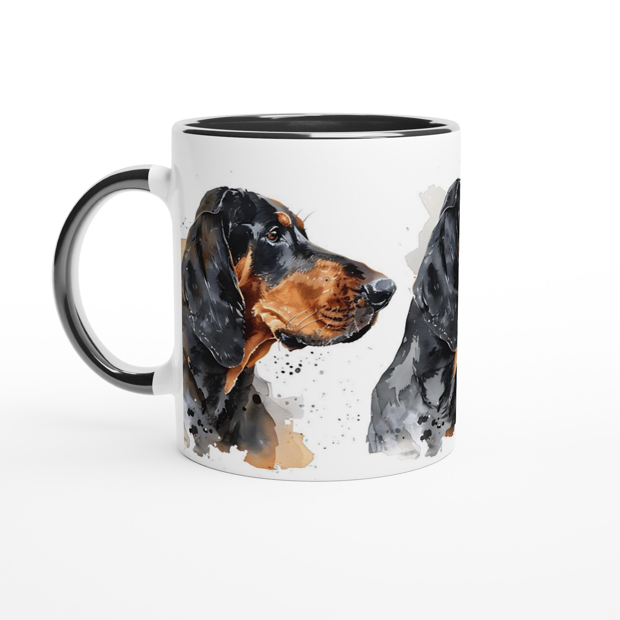 Elegant Black and Tan Hound Akvarellmugg – Din Kaffepaus med Stil 2 56d66301-64f0-4b7a-a762-26f7e10c0e72