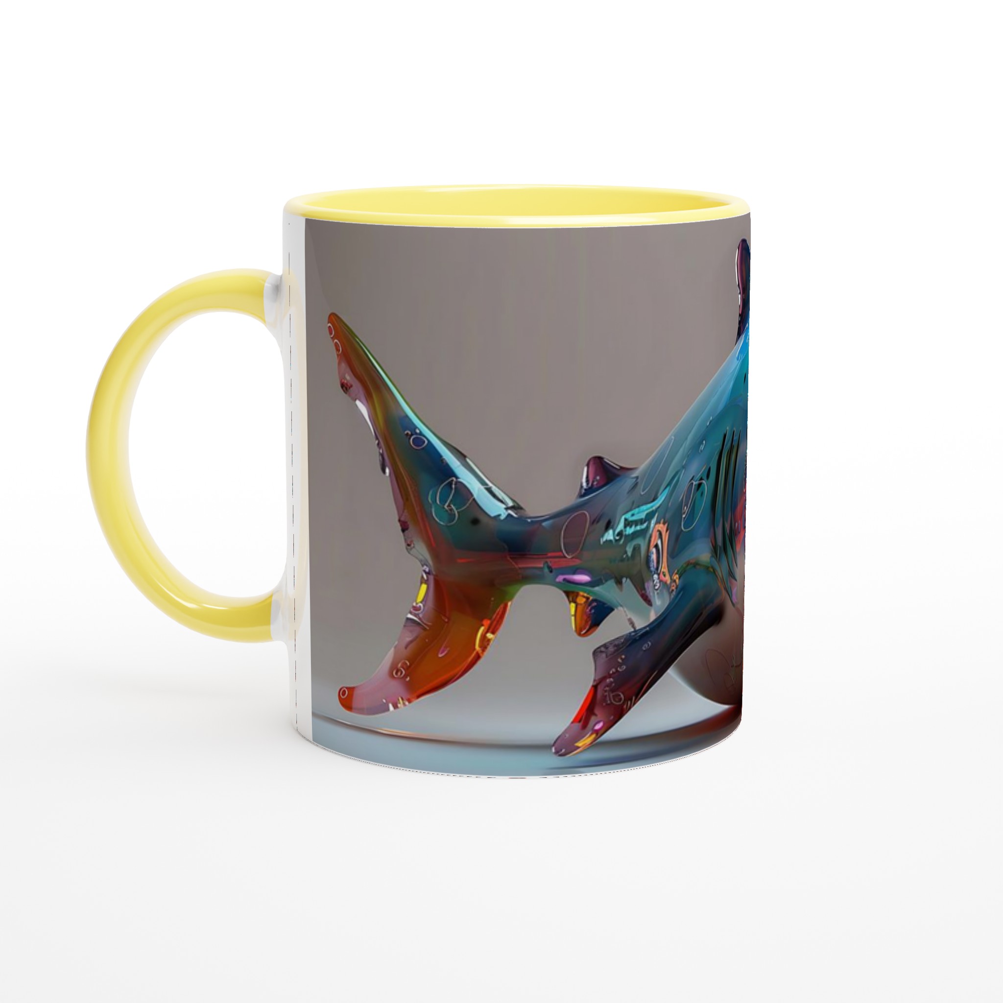 Neon Shark Attack 11oz Keramikmugg – Färgglad Design för Havsälskare 5 5f2e7540-b8e2-4db1-b5b6-3f6fe7abb534