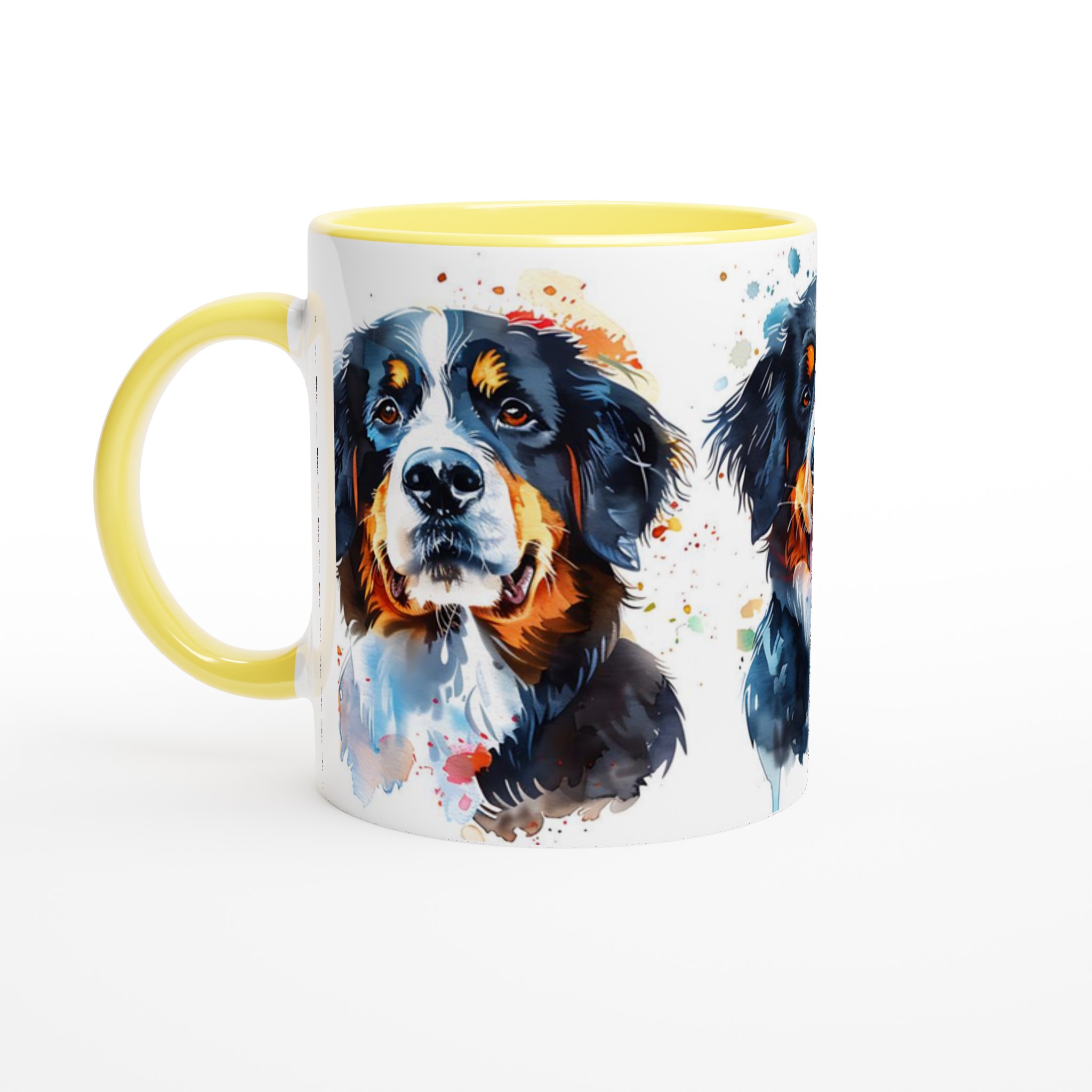 Färgstark Berner Sennenhund Mugg – Konstnärligt Akvarellporträtt i Din Valda Färg 3 605d73ff-7b2c-43f8-a874-e21a1ee8fdb9